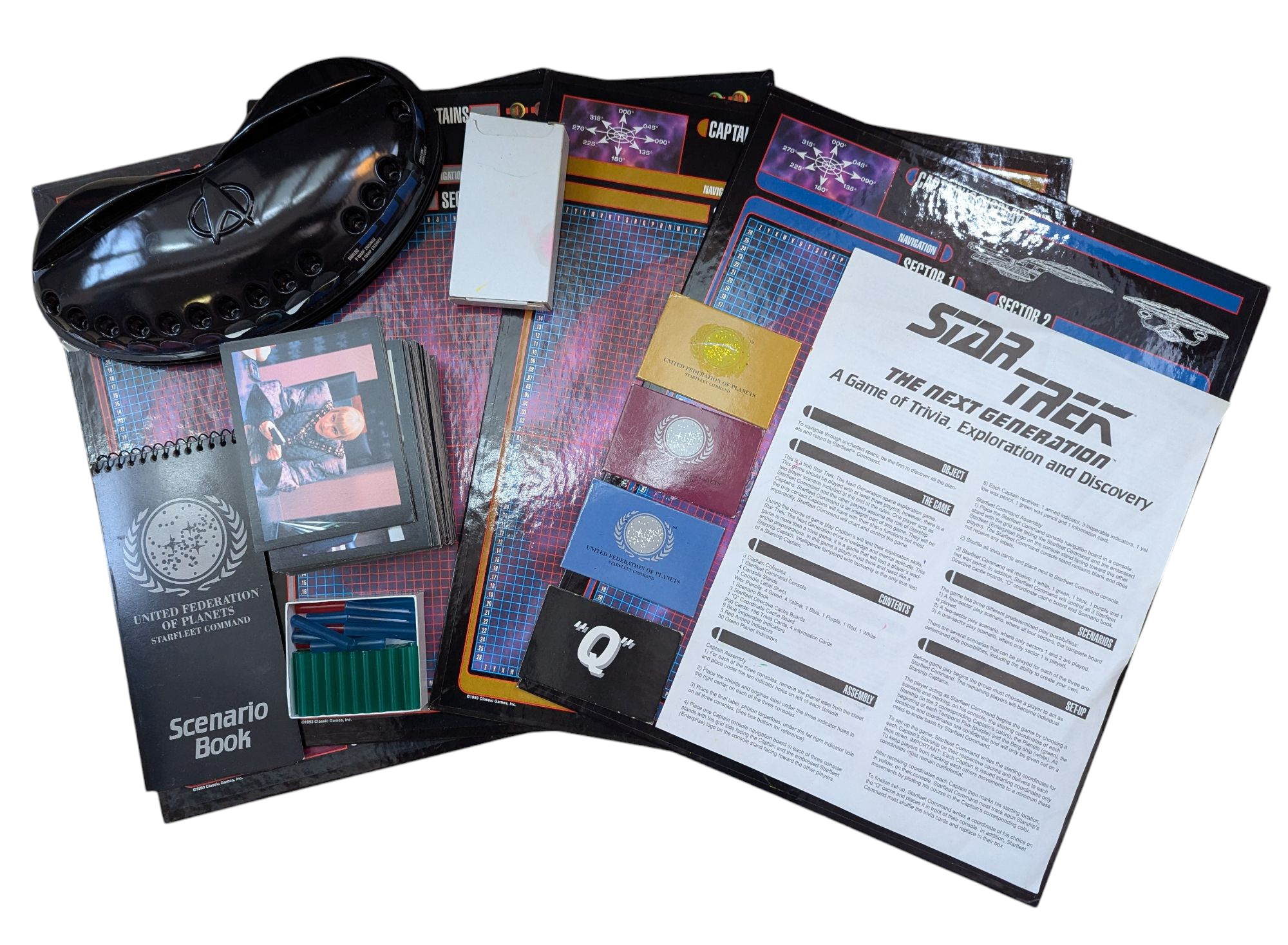 1993 Classic Star Trek Next Generation Game Of Trivia, Exploration & Discovery image 4