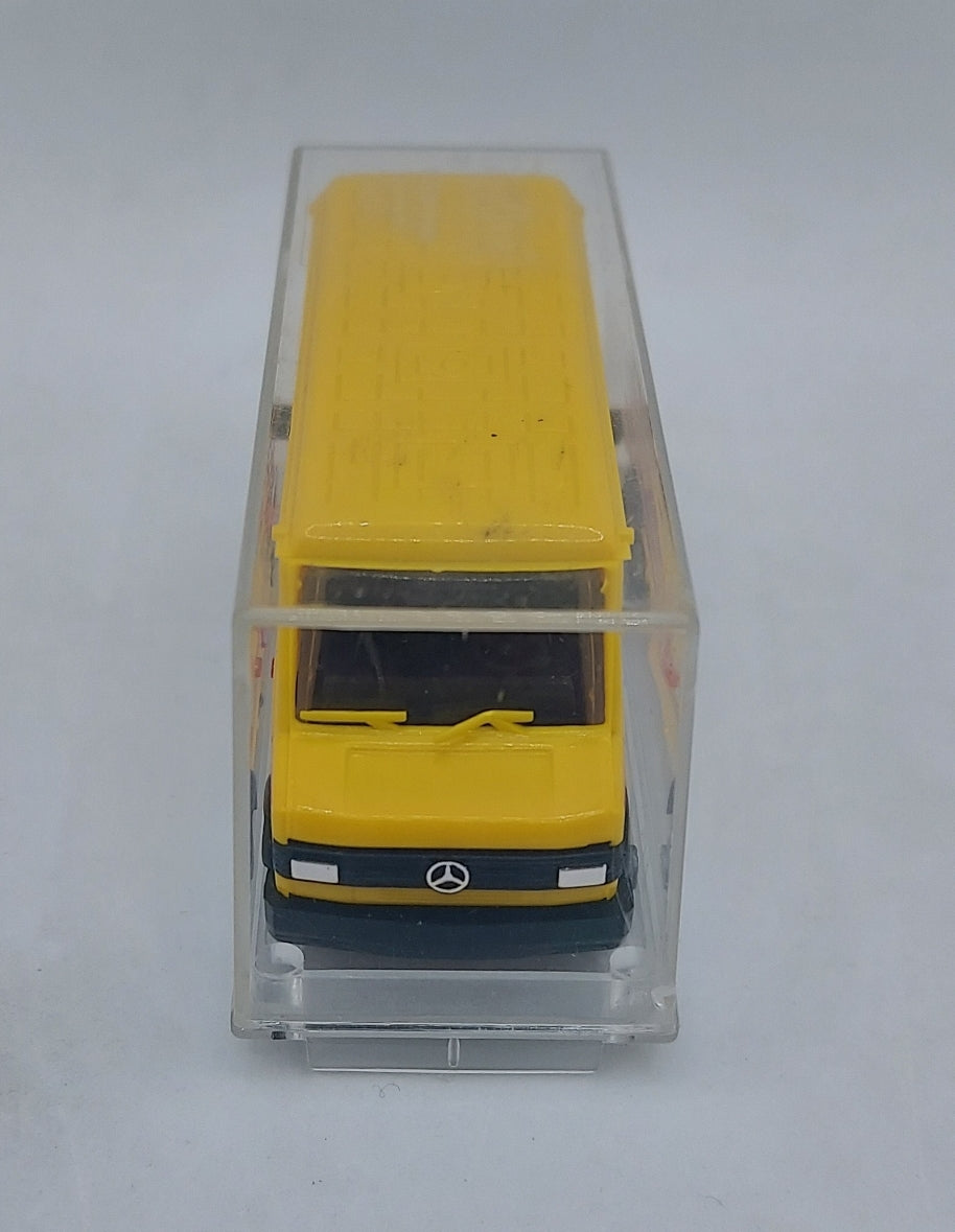 1995 Praline Mercedes Kabelmobile Delivery Van 1/87 - Yellow image 3
