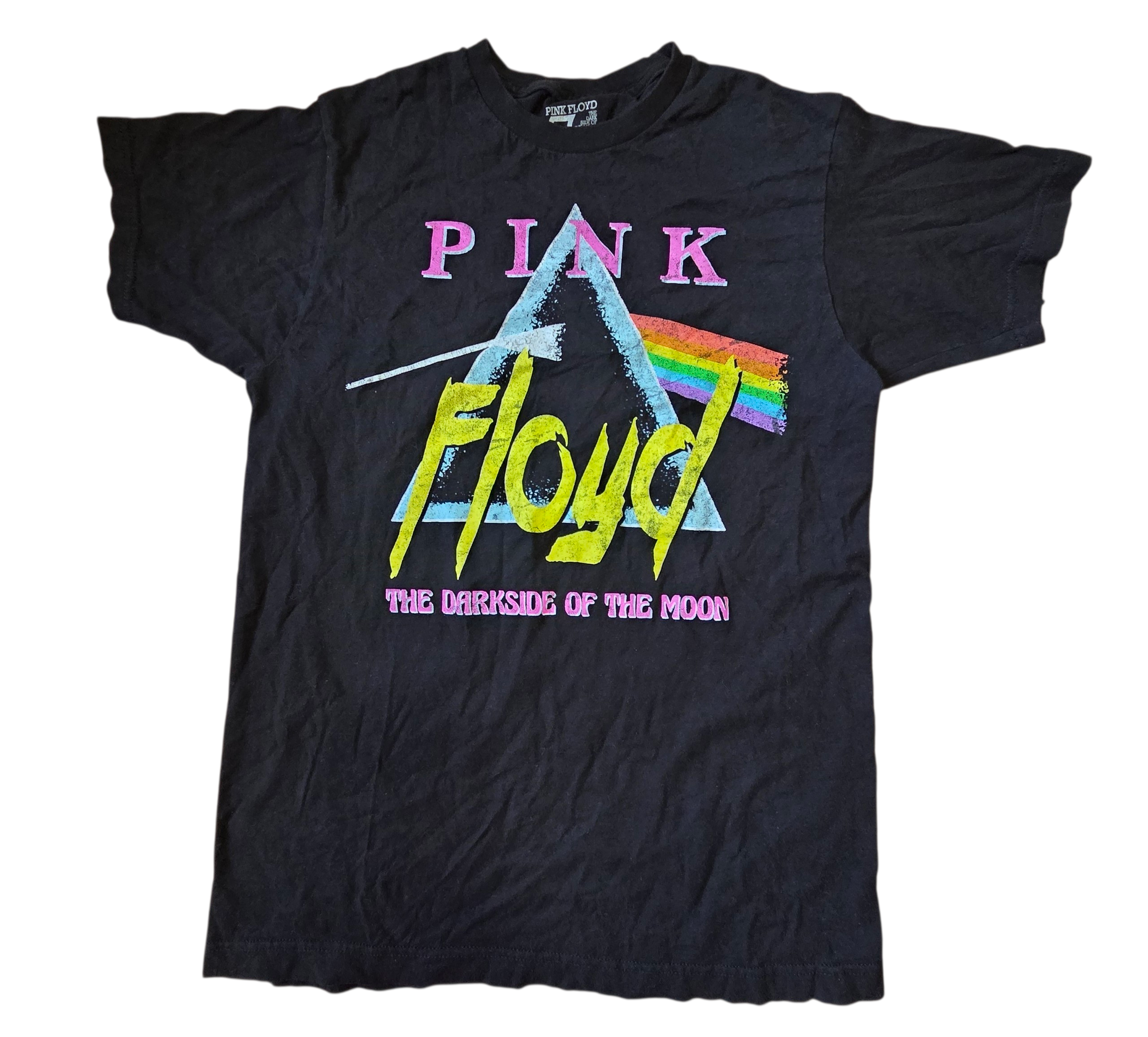 Pink Floyd The Darkside Of The Moon 50th Anniversary Black T-Shirt Size Medium
