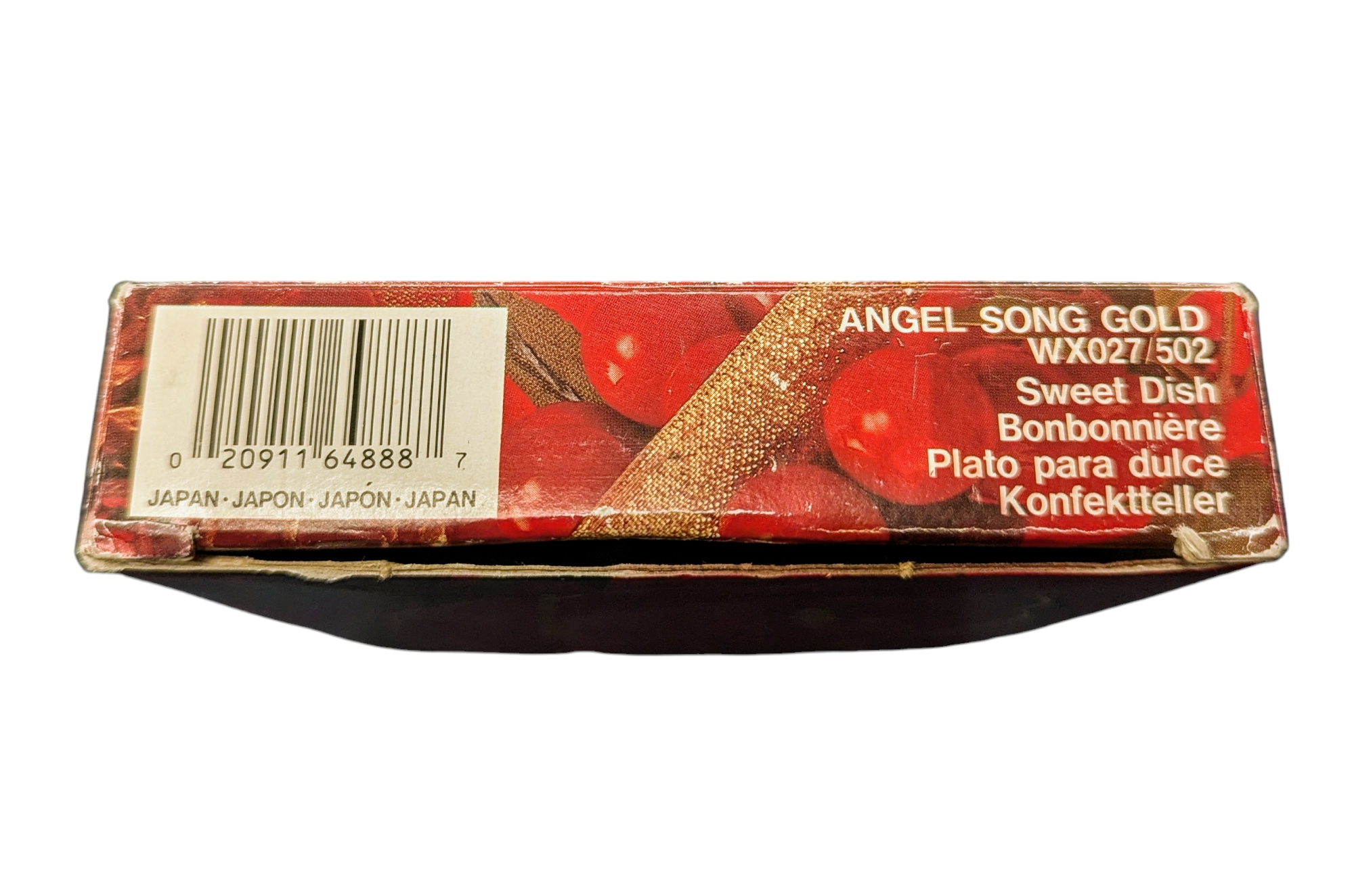 Mikasa Holiday Angel Song Gold Rim Sweet Candy Dish WX027/502 Japan 6.5"x 4.5" image 5