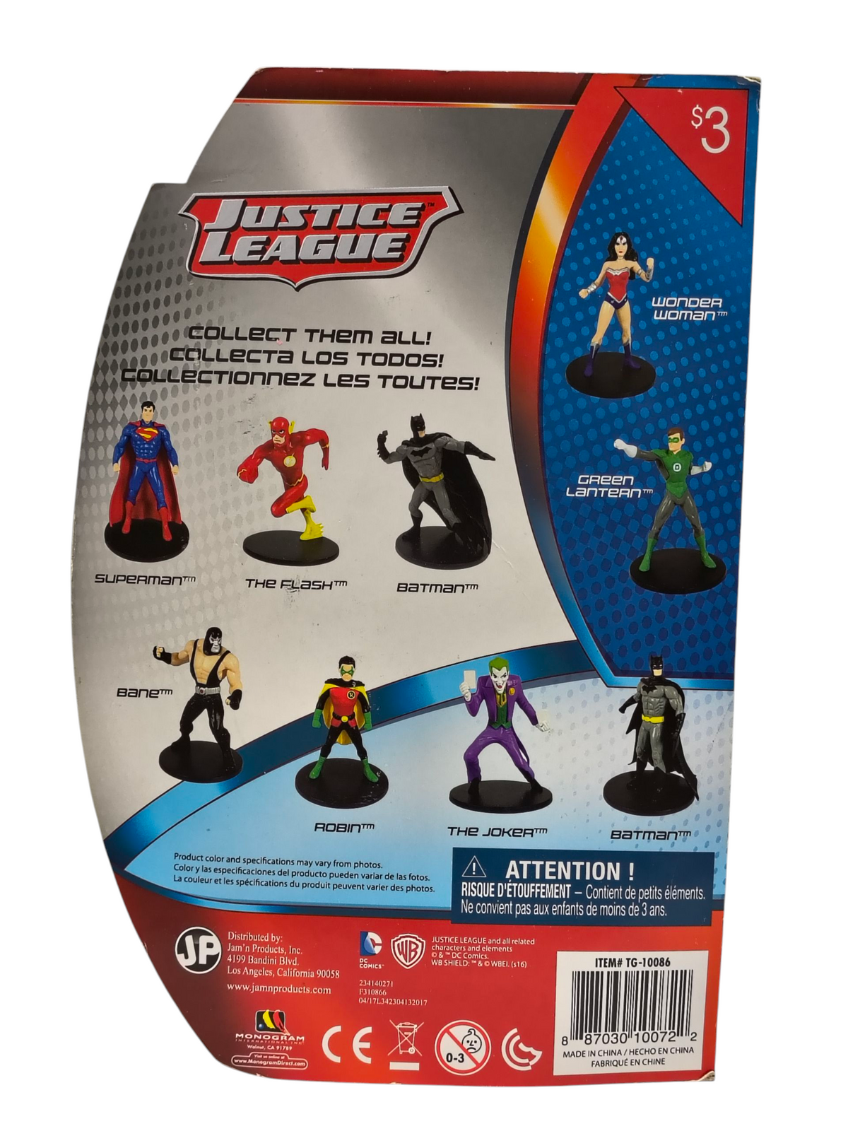 DC Comics Justice League Superman 4" Figurine with Stand #10085 image 2