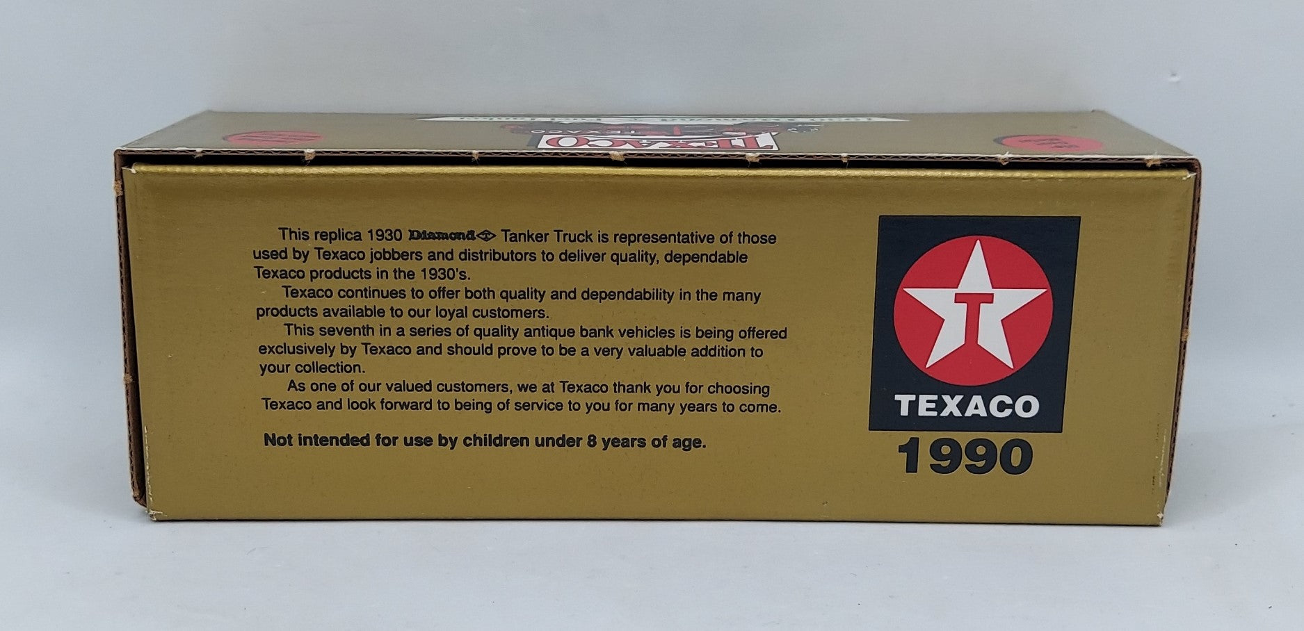 1990 ERTL Collector Series Texaco Diamond Fuel Tanker Bank image 4
