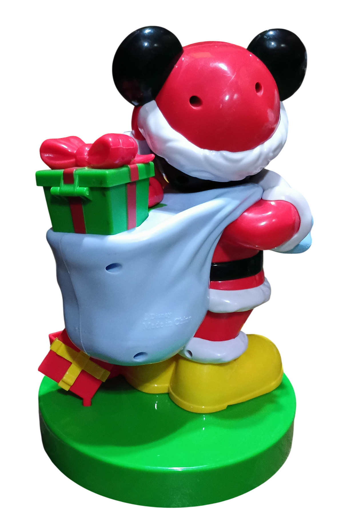 Vintage Disney Mickey Mouse Santa Candy Dispenser Limited Edition 11" image 2