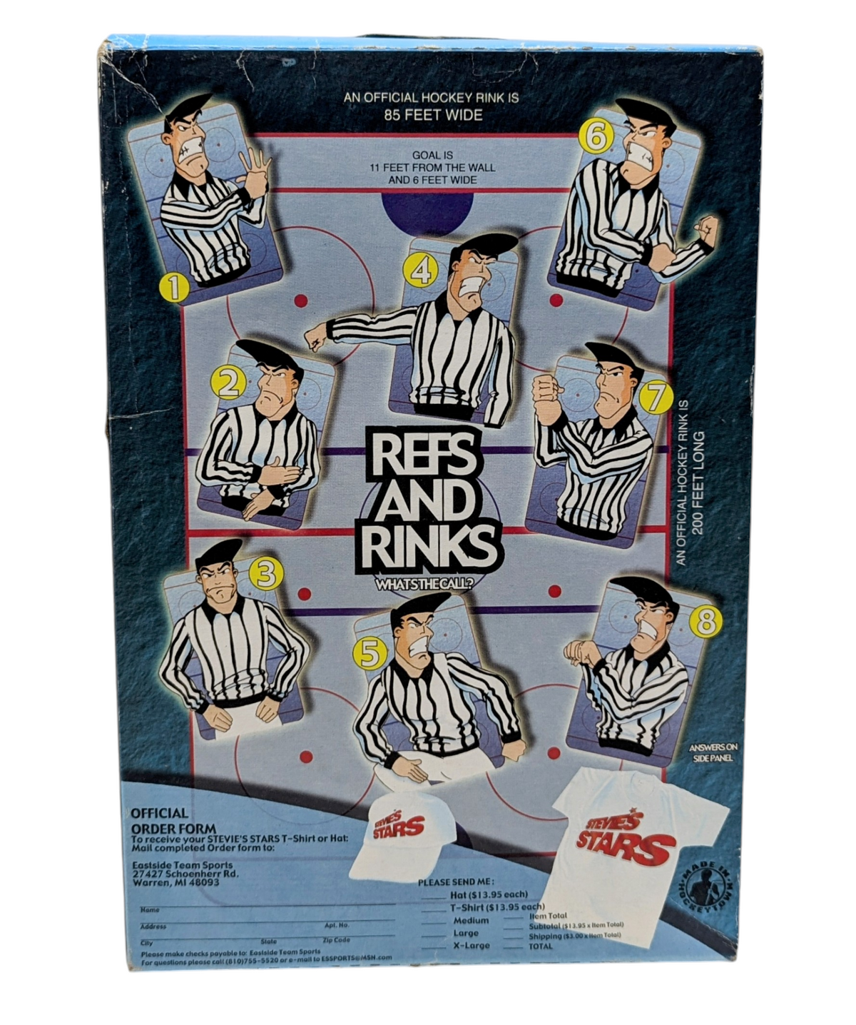 1999 Stevie’s Stars Cereal Steve Yzerman Detroit Red Wings 15oz Full Box image 2