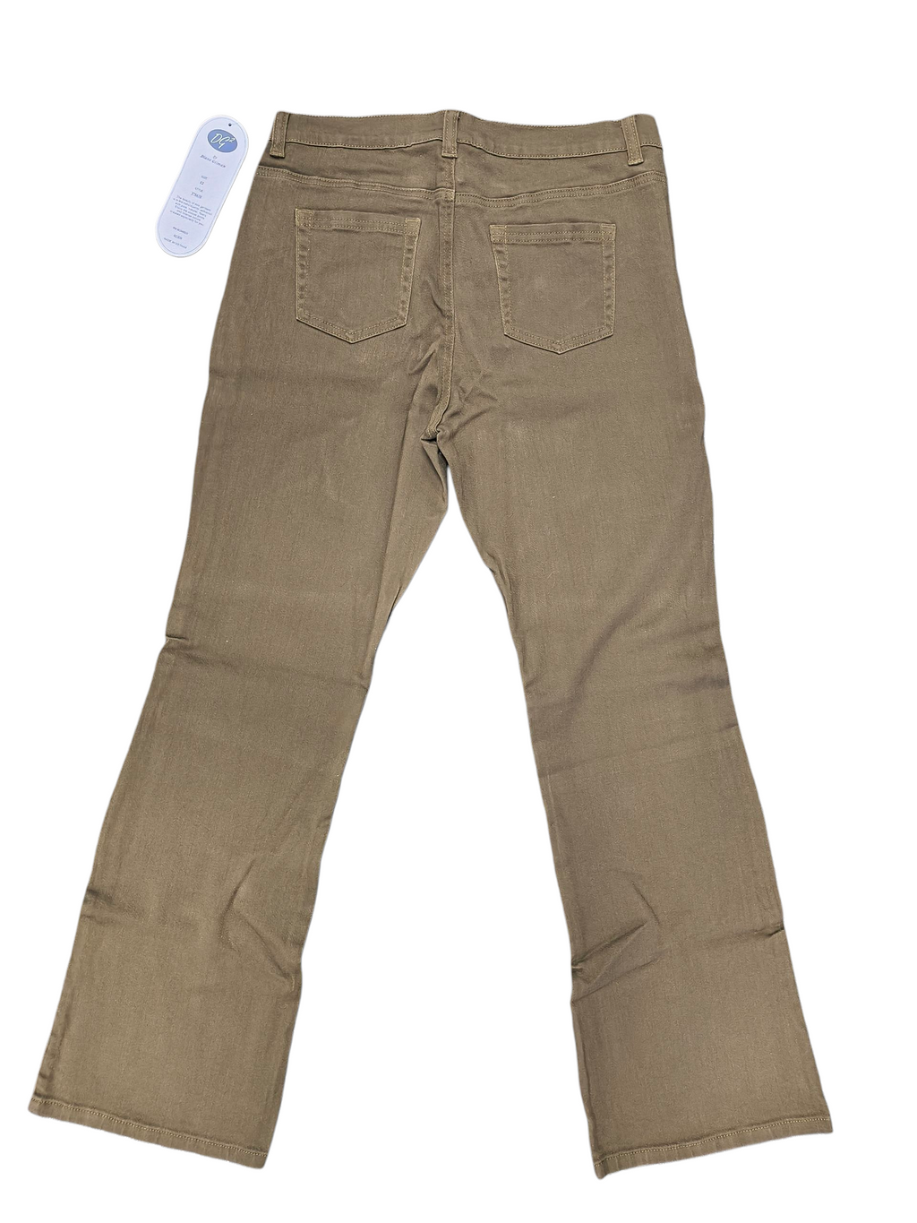 DG2 by Diane Gilman SuperStretch Modern Boot-Cut Jean Espresso 378638 Size 12 image 2