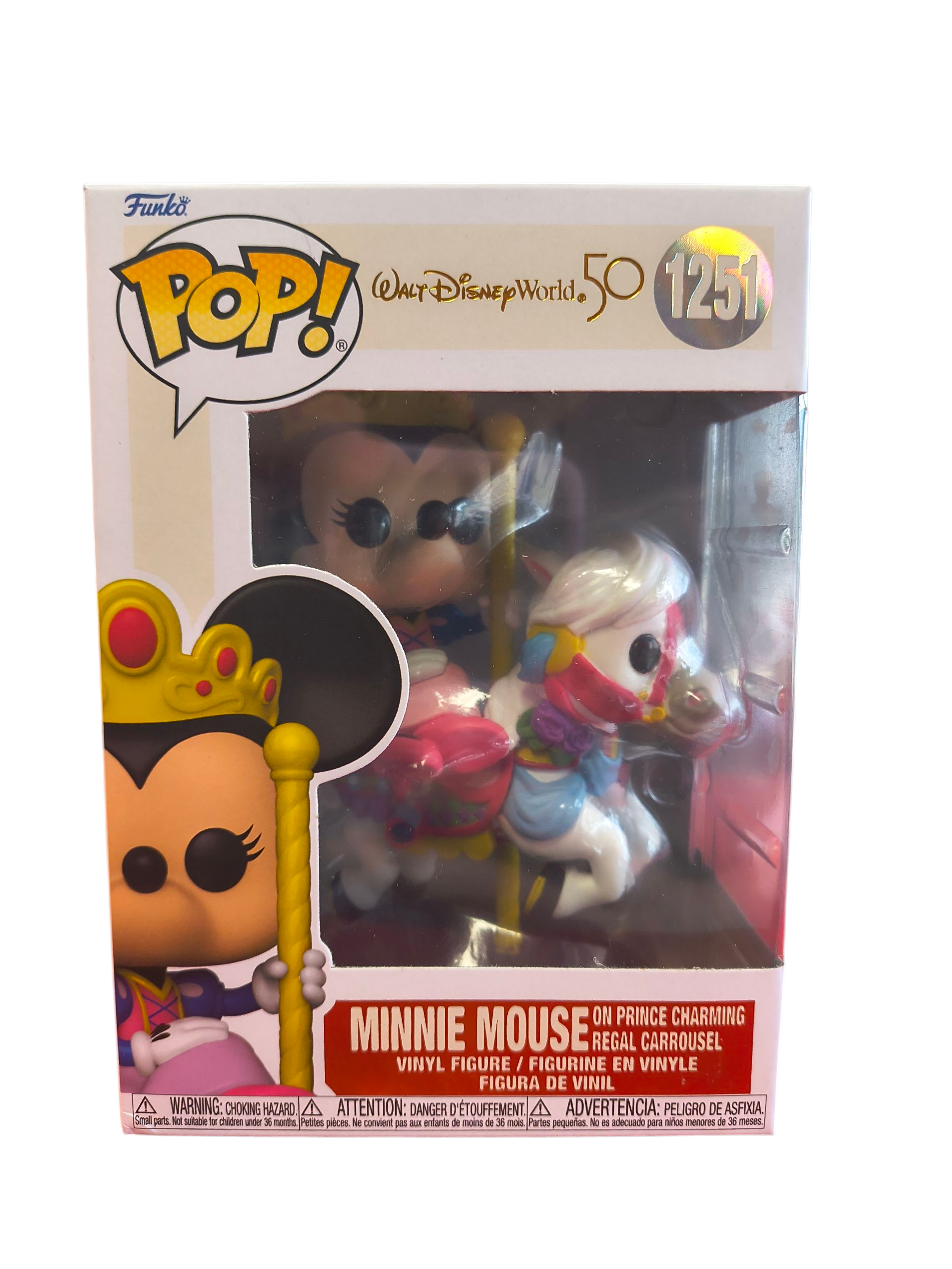 Funko POP! Disney WDW 50th Minnie Mouse On Prince Charming Regal Carrousel #1251