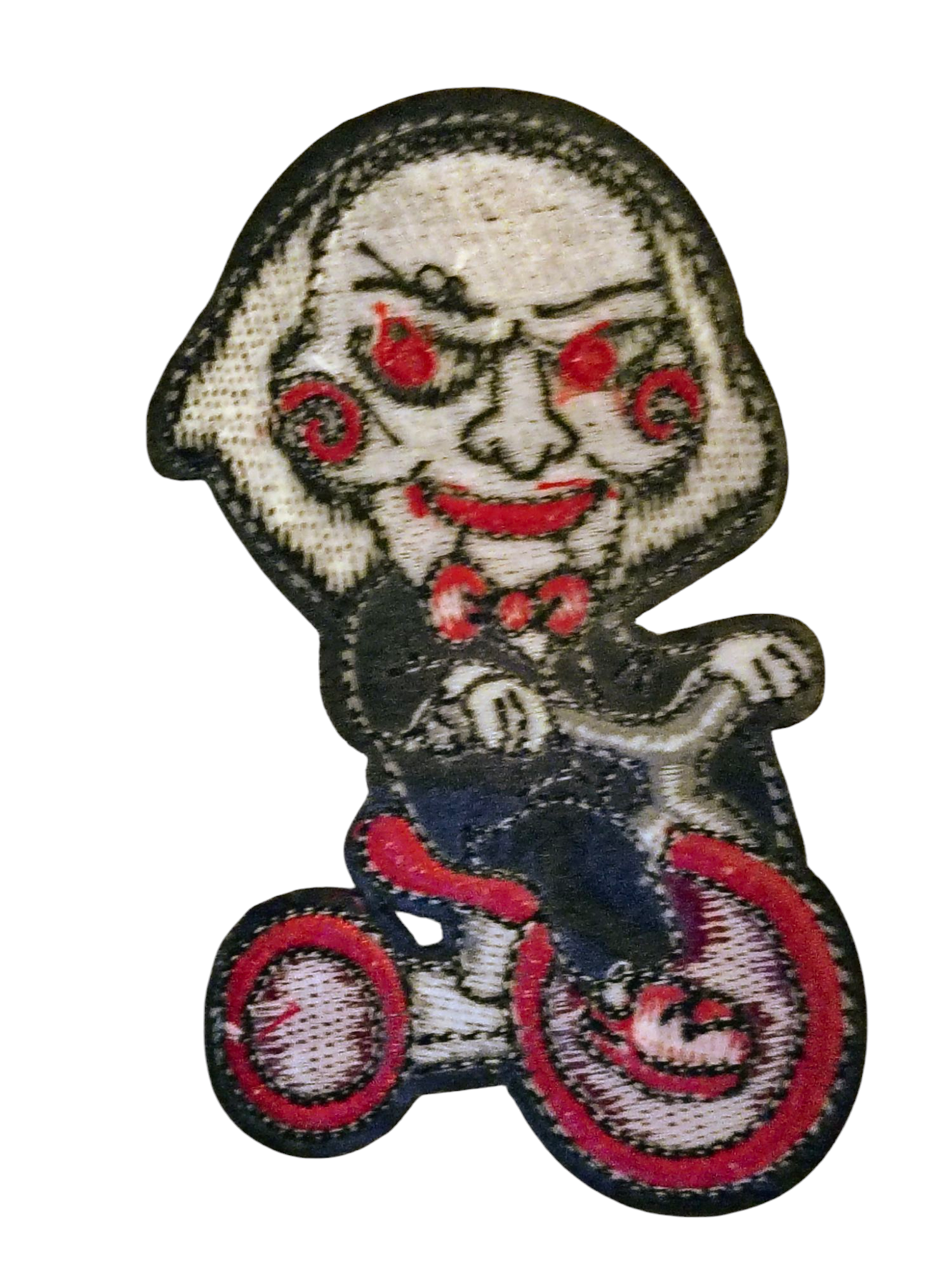 Lionsgate Saw - Billy The Puppet On Tricycle Embroidered Iron On 4" Patch image 2