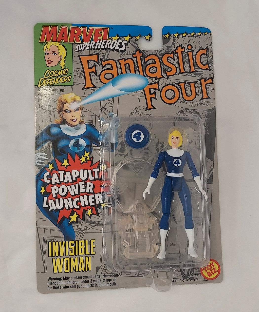 1994 Toy Biz Marvel Superheroes Cosmic Defenders Fantastic Four Invisible Woman