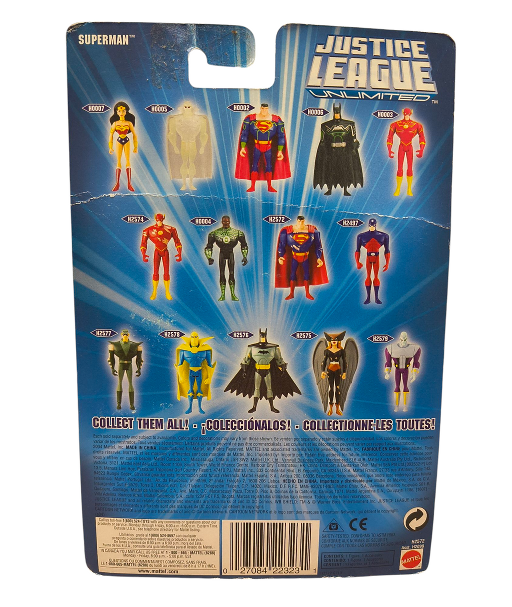 2004 Mattel DC Comics Justice League Unlimited Superman Battle Ravaged Figure image 2