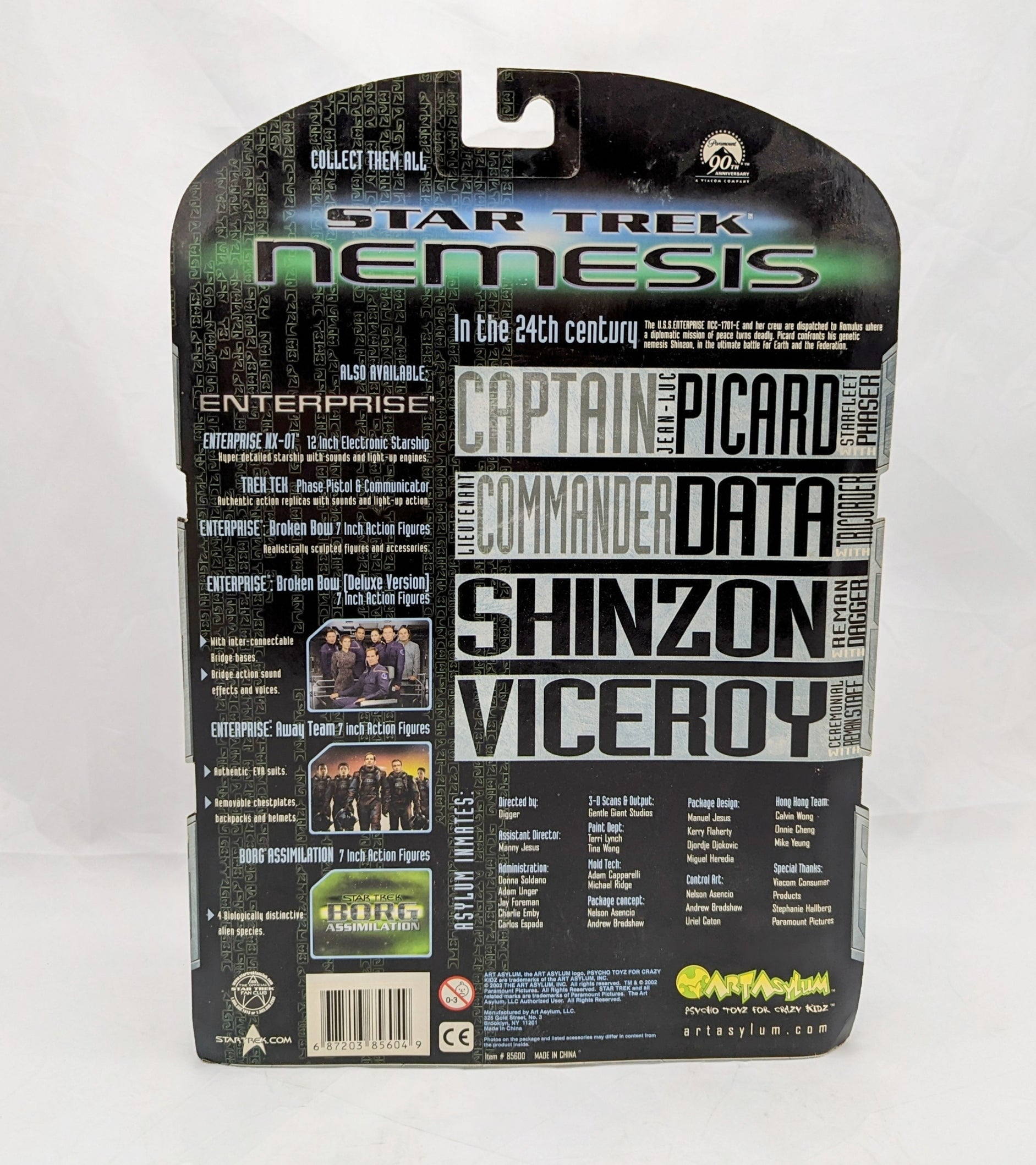 2002 Art Asylum Star Trek Nemesis Shinzon With Reman Dagger image 2