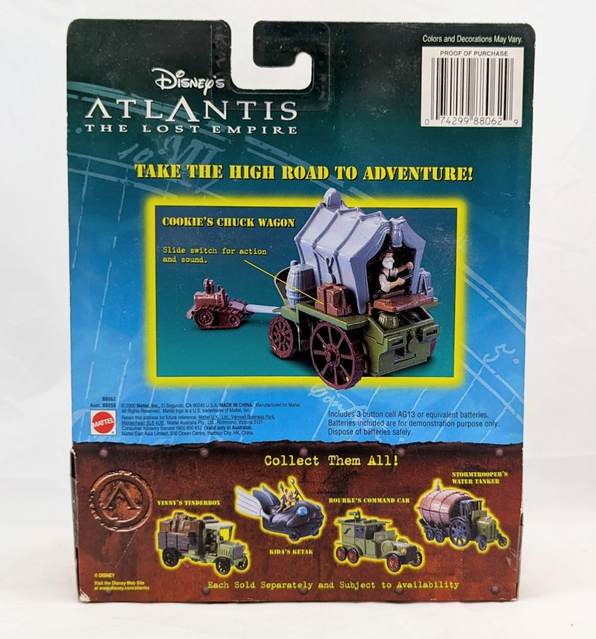 2000 Disney Atlantis Cookie's Chuck Wagon Cook Up Some Adventure image 2