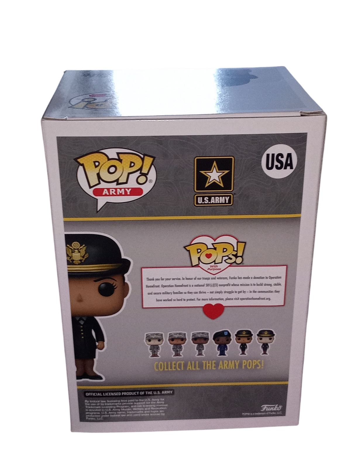 Funko Pop! U.S. Army Female Solider USA Pops With A Purpose Vinyl Figure image 2
