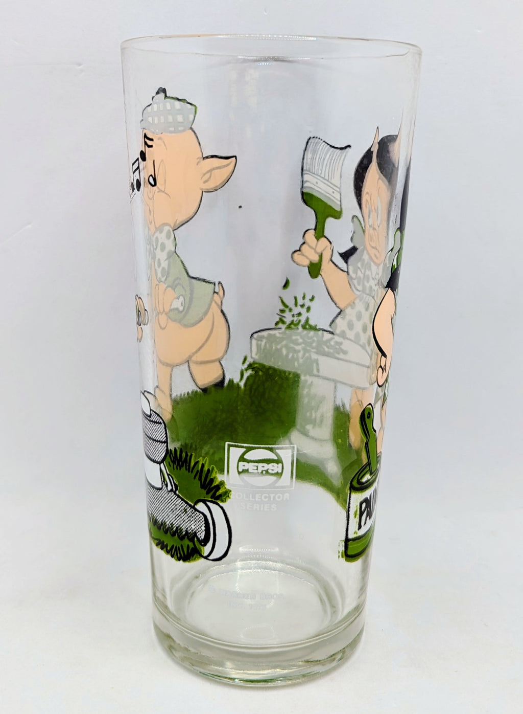 1976 Pepsi Collector Series Looney Tunes Porky & Petunia Pig Glass image 3
