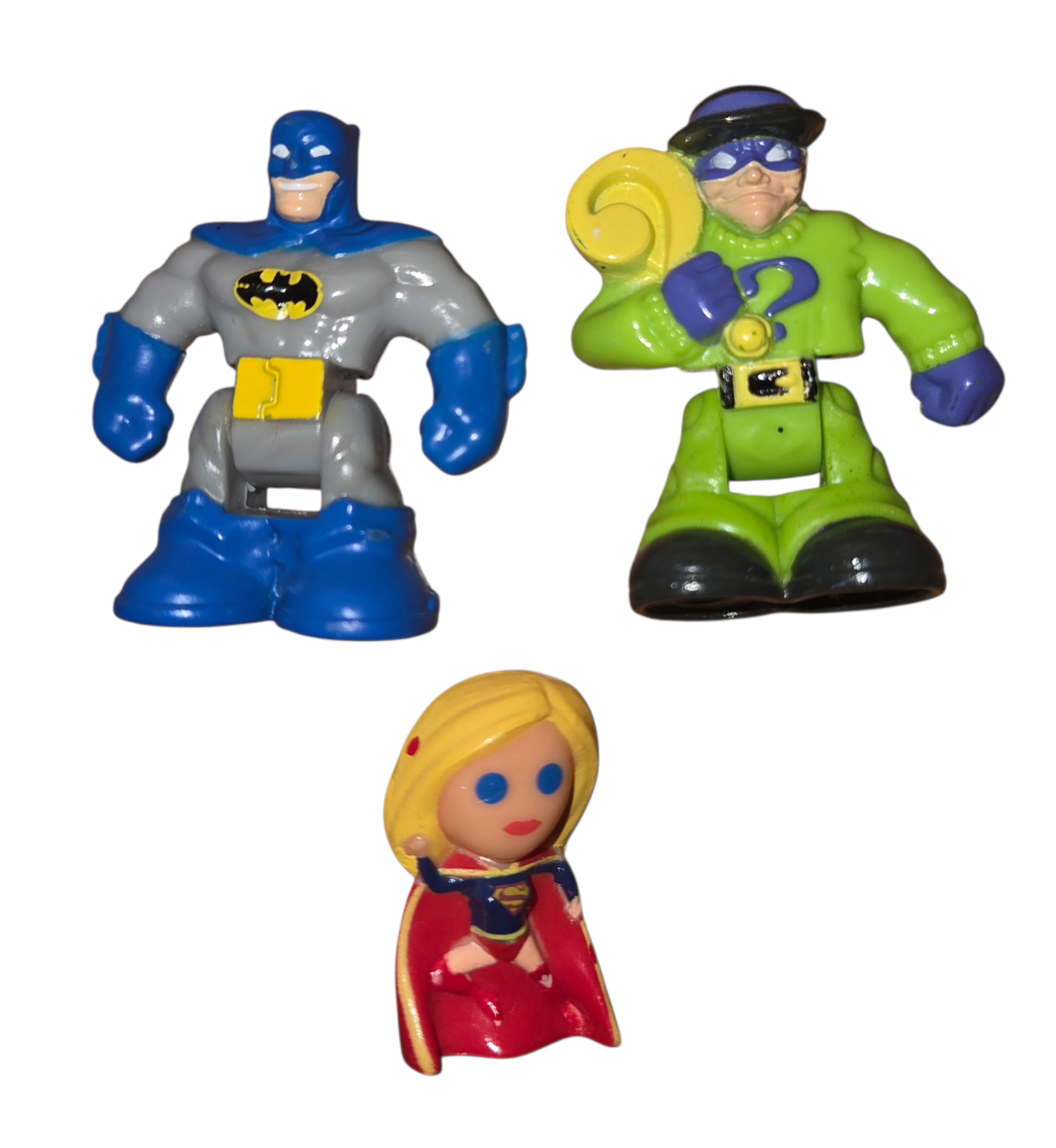 DC Comics Lot Mini Sportsmaster, Batman, Riddler, The Flash & Supergirl Figures image 3