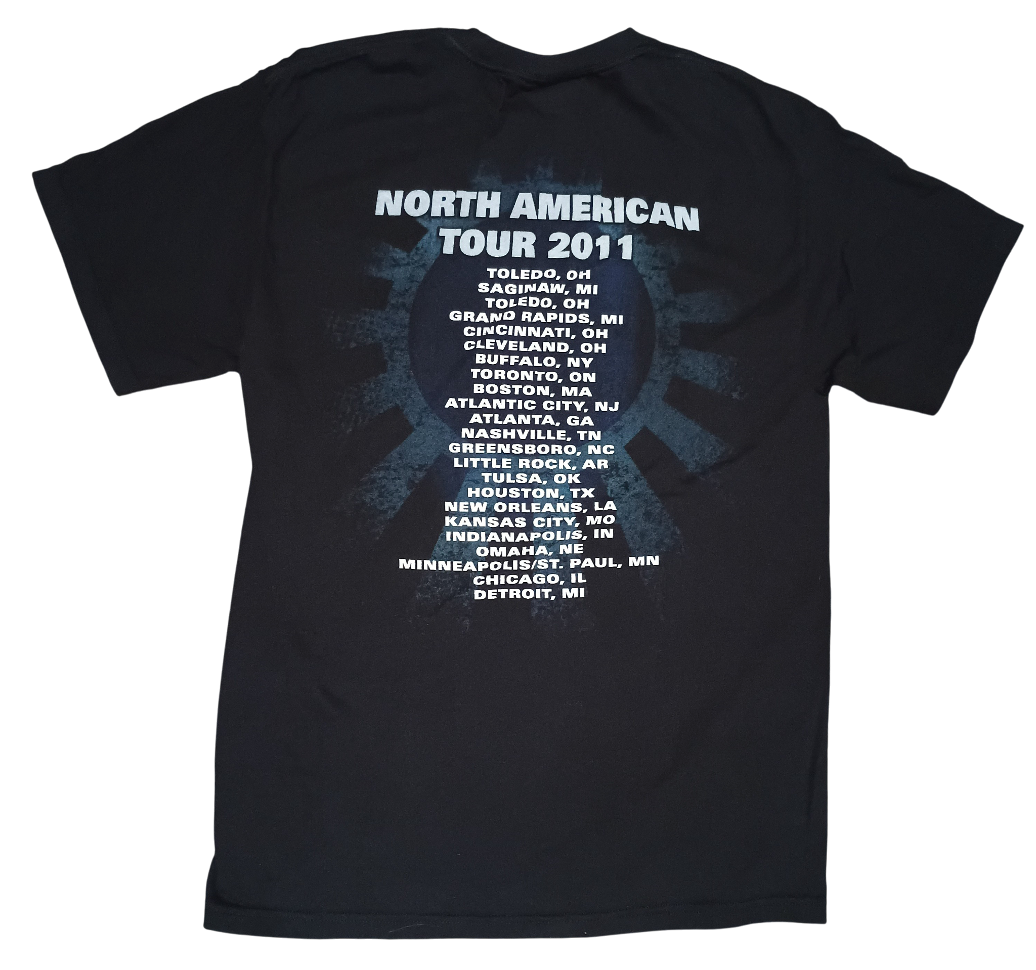 2011 Bob Seger Silver Bullet Band Old Time Rock Roll North America Tour Shirt M image 2