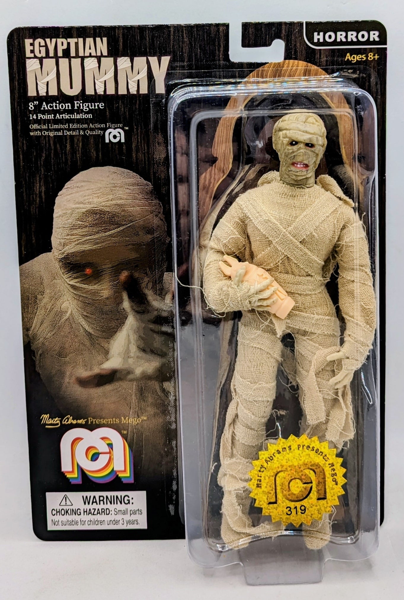 2018 MEGO Egyptian Mummy 8” Limited Edition Horror Movie Action Figure 62830