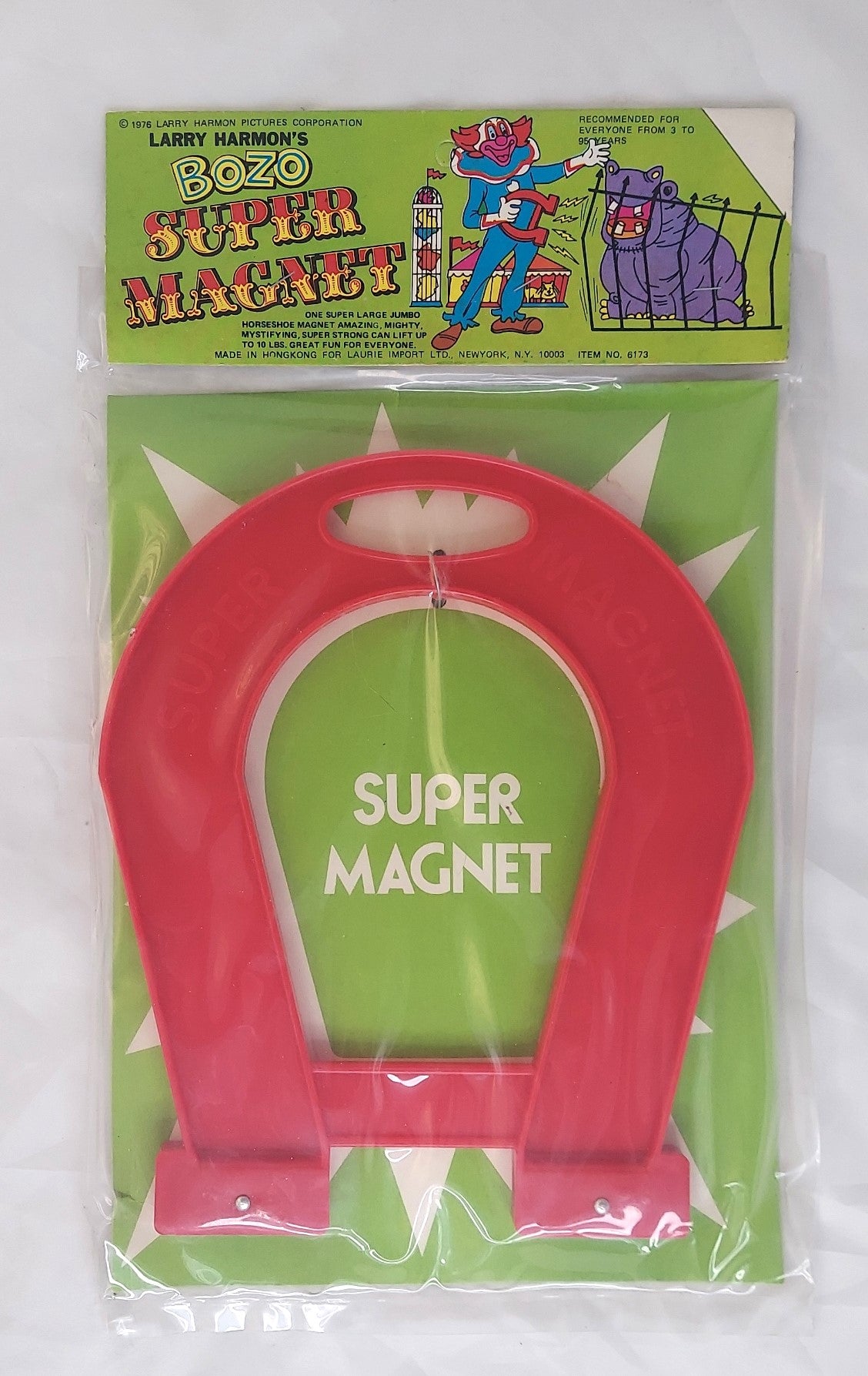 1976 Larry Harmon's Bozo The Clown Super Magnet