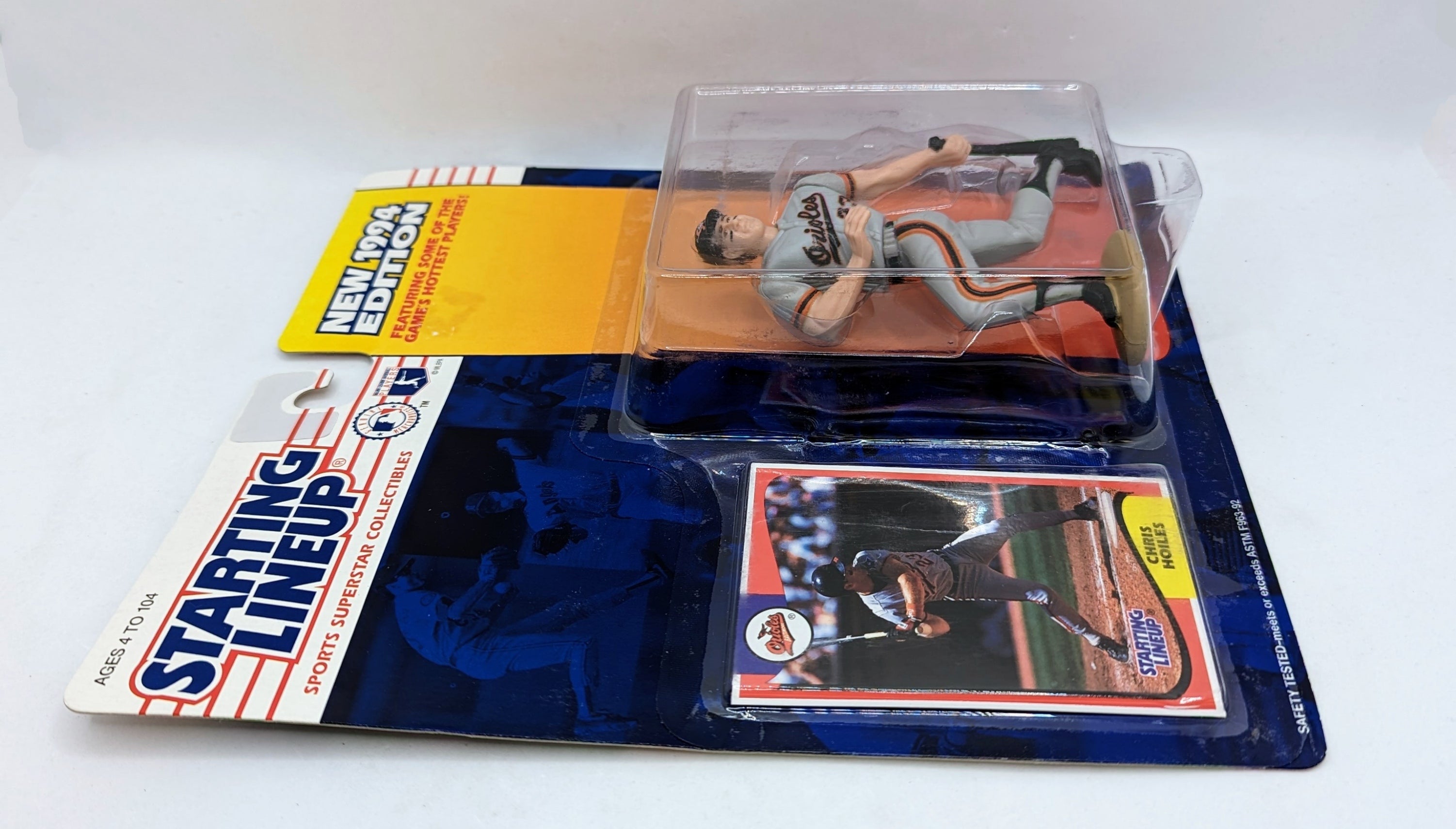 1994 Kenner Starting Lineup Chris Hoiles Baltimore Orioles Figure image 3