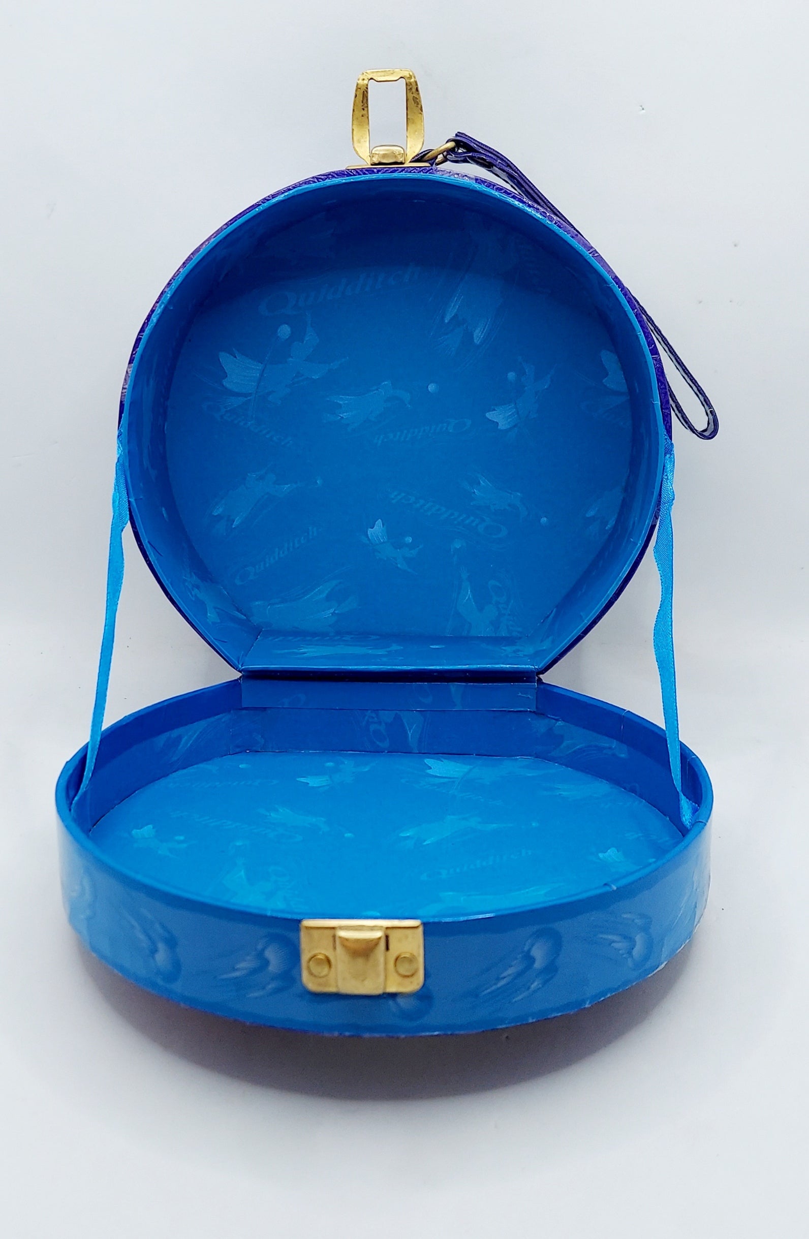 2001 Tri Coastal Designs Small Harry Potter Round Storage Box w/ Wrist Strap image 2