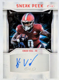 2024 SAGE Low Series Sneak Peek Auto Red Kimani Vidal #SPA-KV Rookie RC Chargers