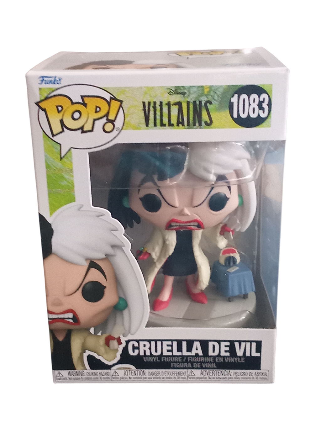 Funko Pop! Disney Villains 101 Dalmations Cruella De Vil #1083 Vinyl Figure