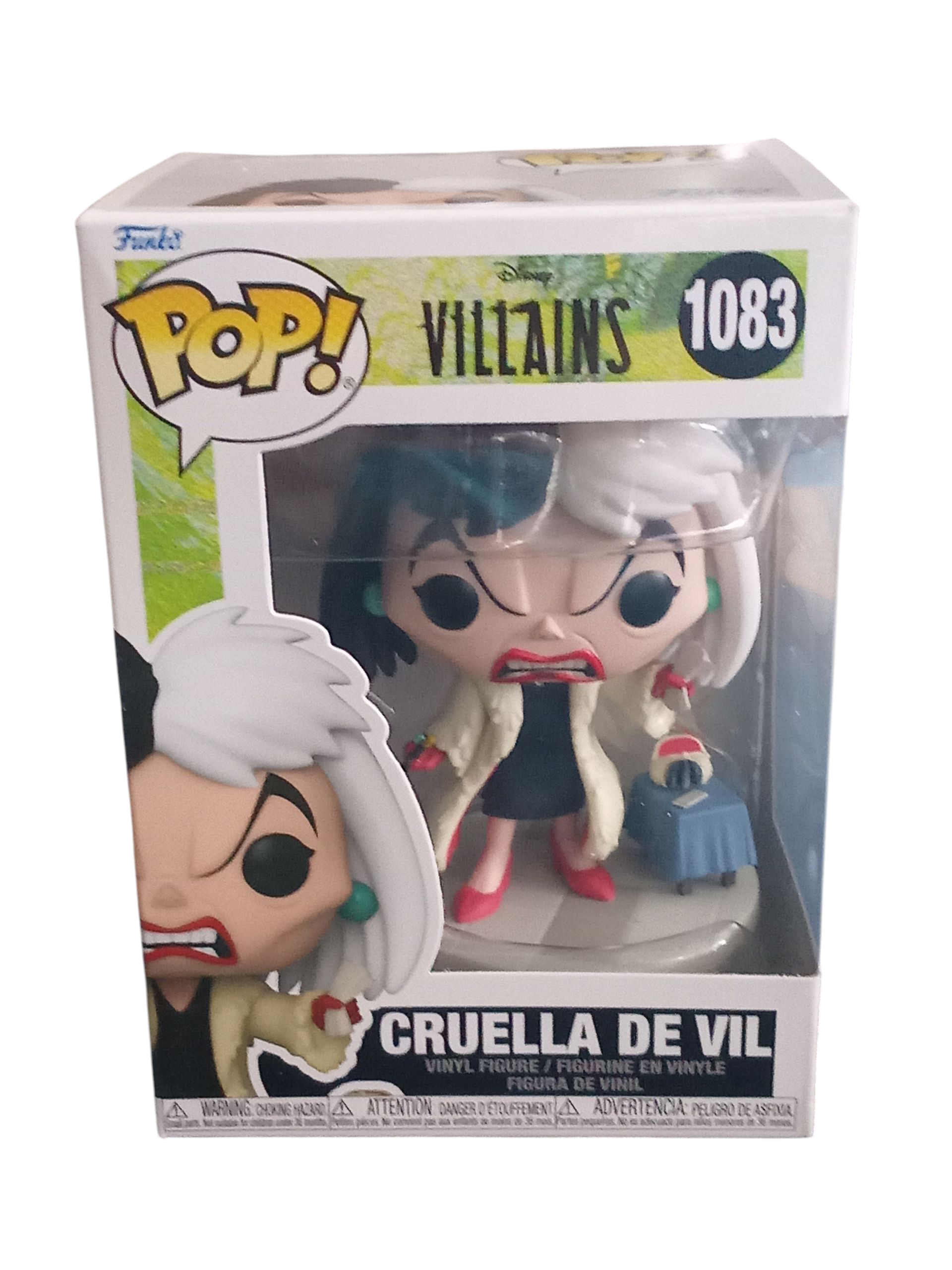 Funko Pop! Disney Villains 101 Dalmations Cruella De Vil #1083 Vinyl Figure