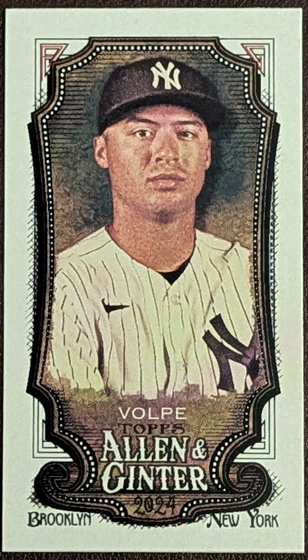 2024 Topps Allen & Ginter Anthony Volpe Mini A&G Back #11 NY Yankees