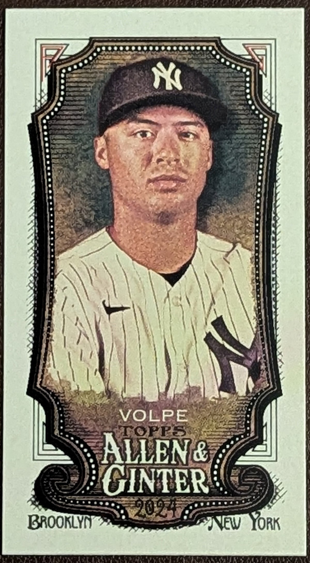 2024 Topps Allen & Ginter Anthony Volpe Mini A&G Back #11 NY Yankees