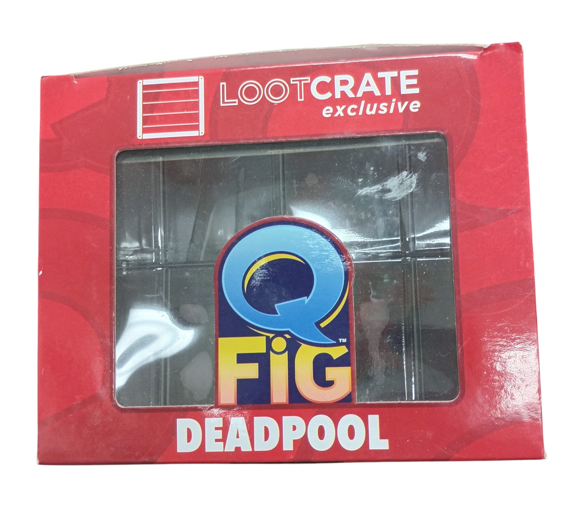 2015 Loot Crate Marvel Q-Fig Quantum Mechanix Qmx Exclusive Deadpool Figure image 3