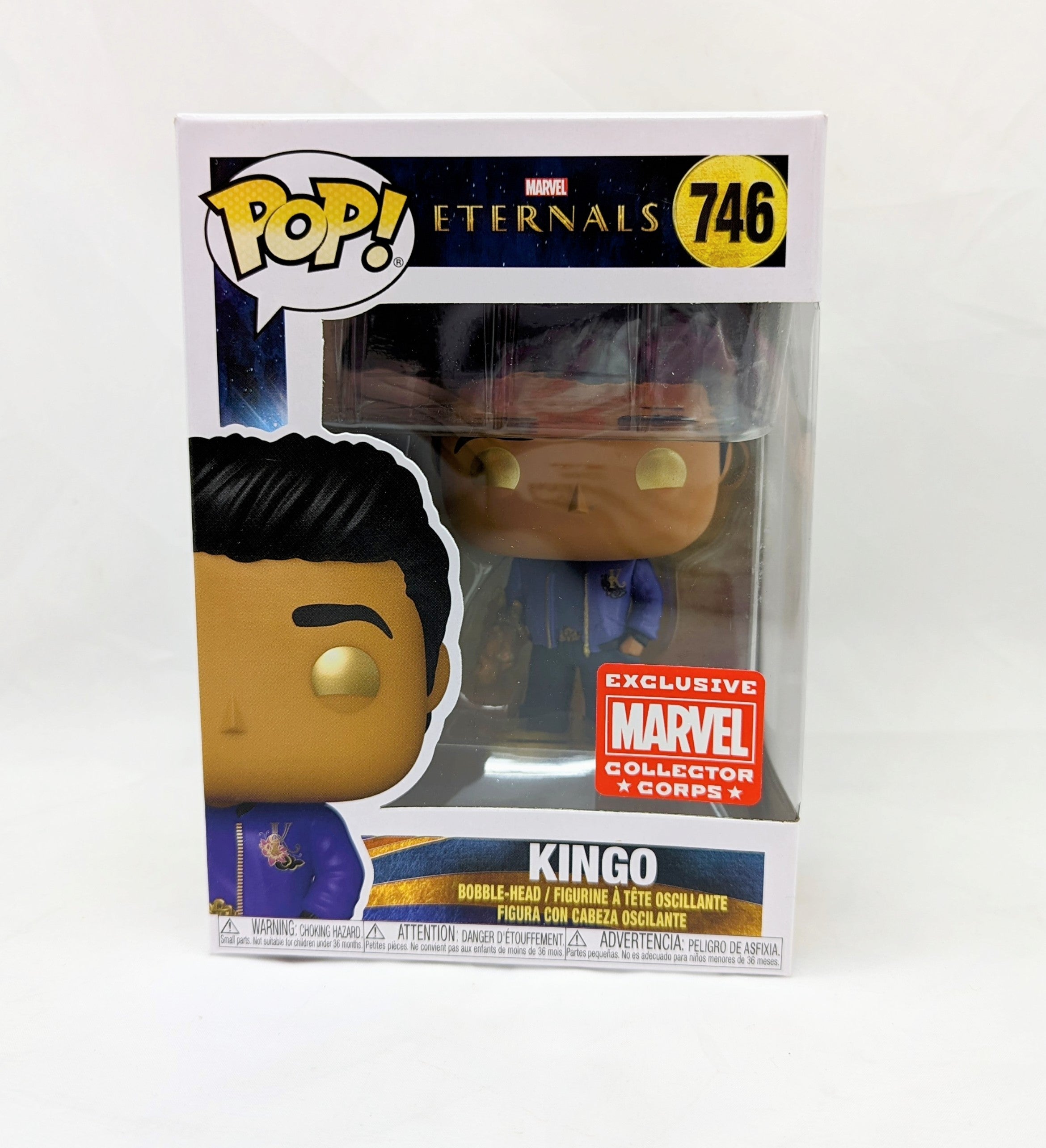 Funko Pop! Exlusive Marvel Collector Corps Eternals Kingo #746