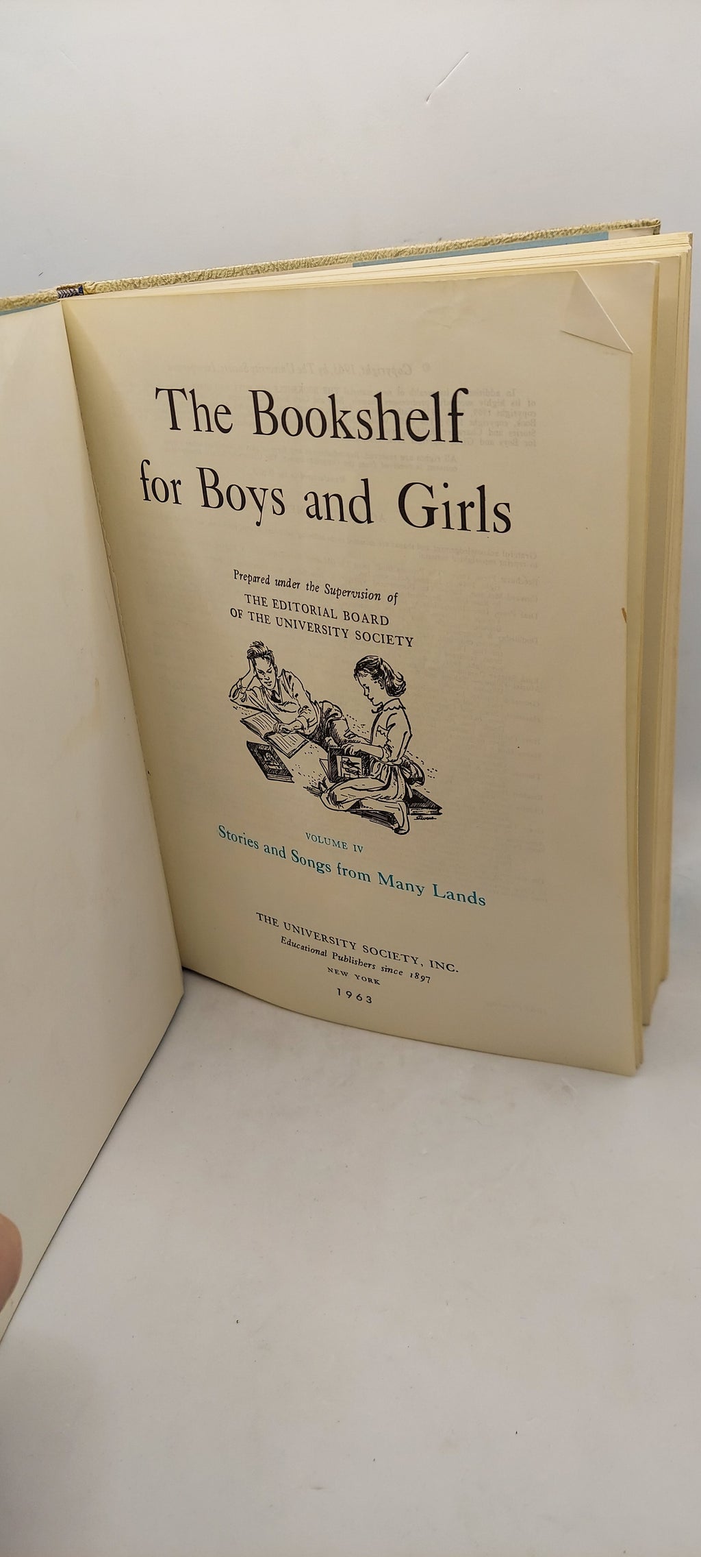 1963 The Bookshelf for Boys and Girls Volume IV Stories & Songs From Many Lands image 2