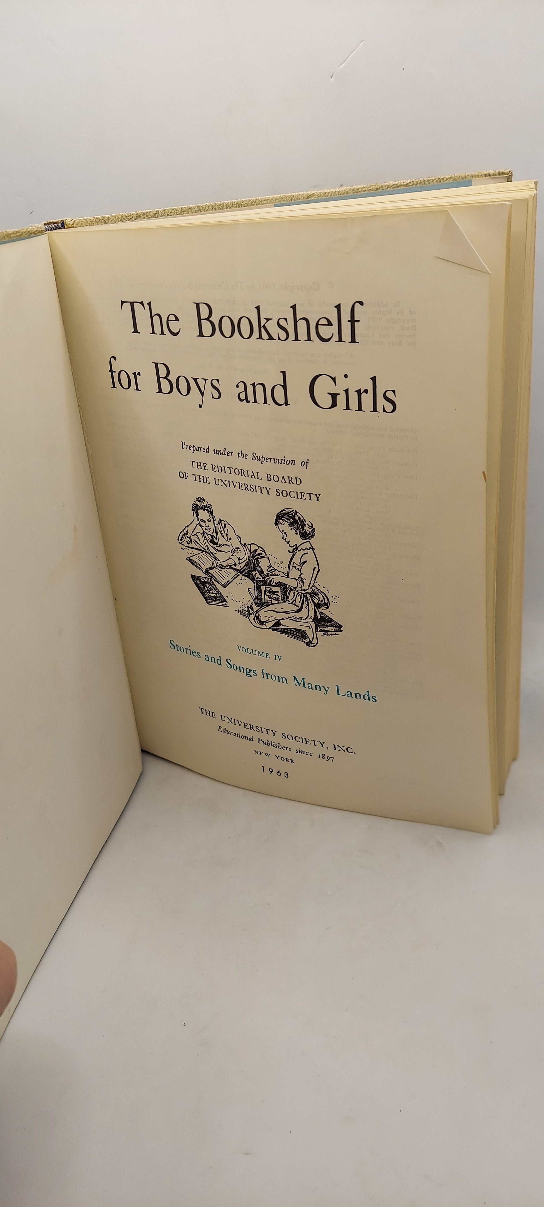 1963 The Bookshelf for Boys and Girls Volume IV Stories & Songs From Many Lands image 2