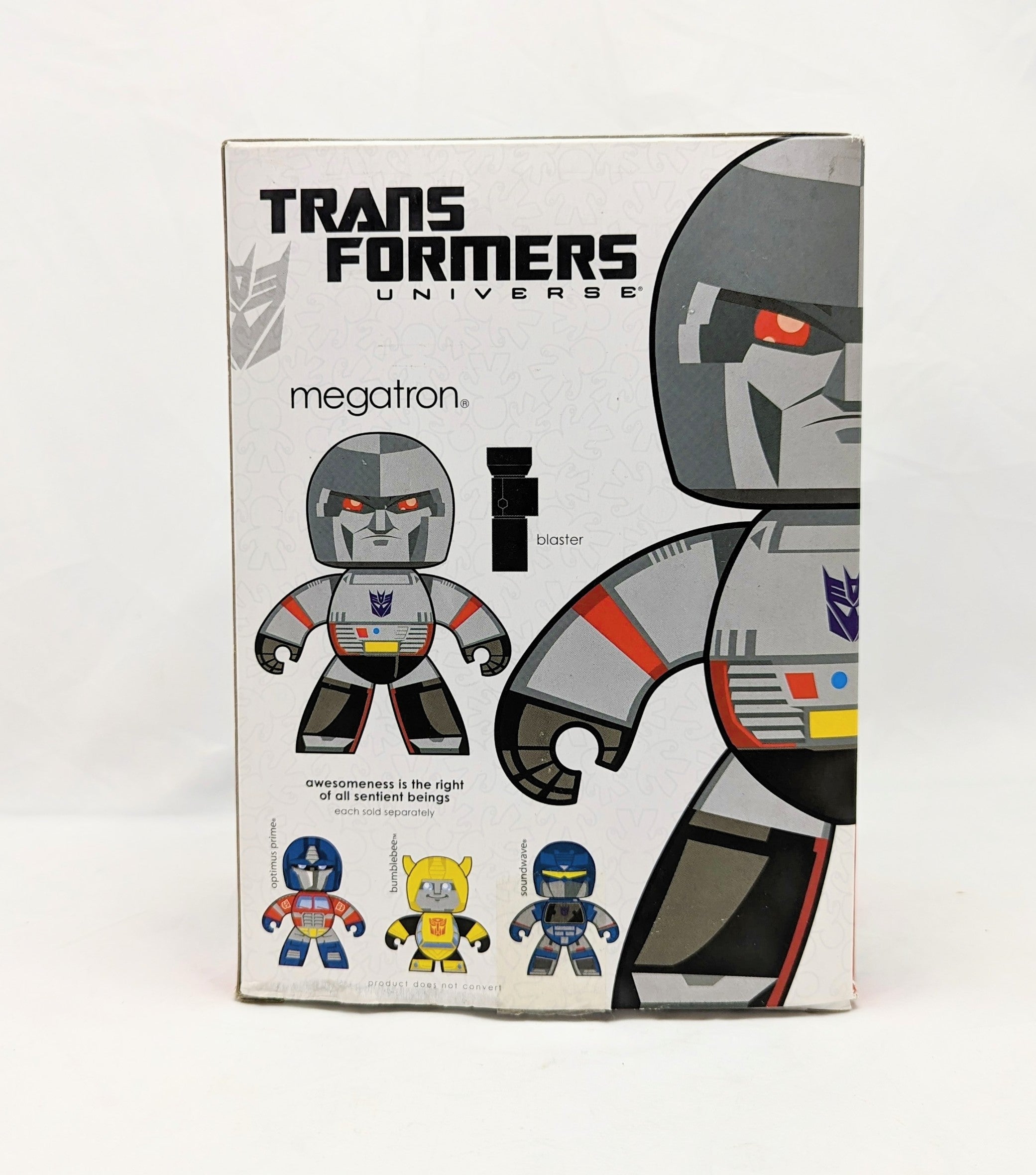 2008 Mighty Muggs Transformers Universe Megatron 6" Vinyl Figure image 2