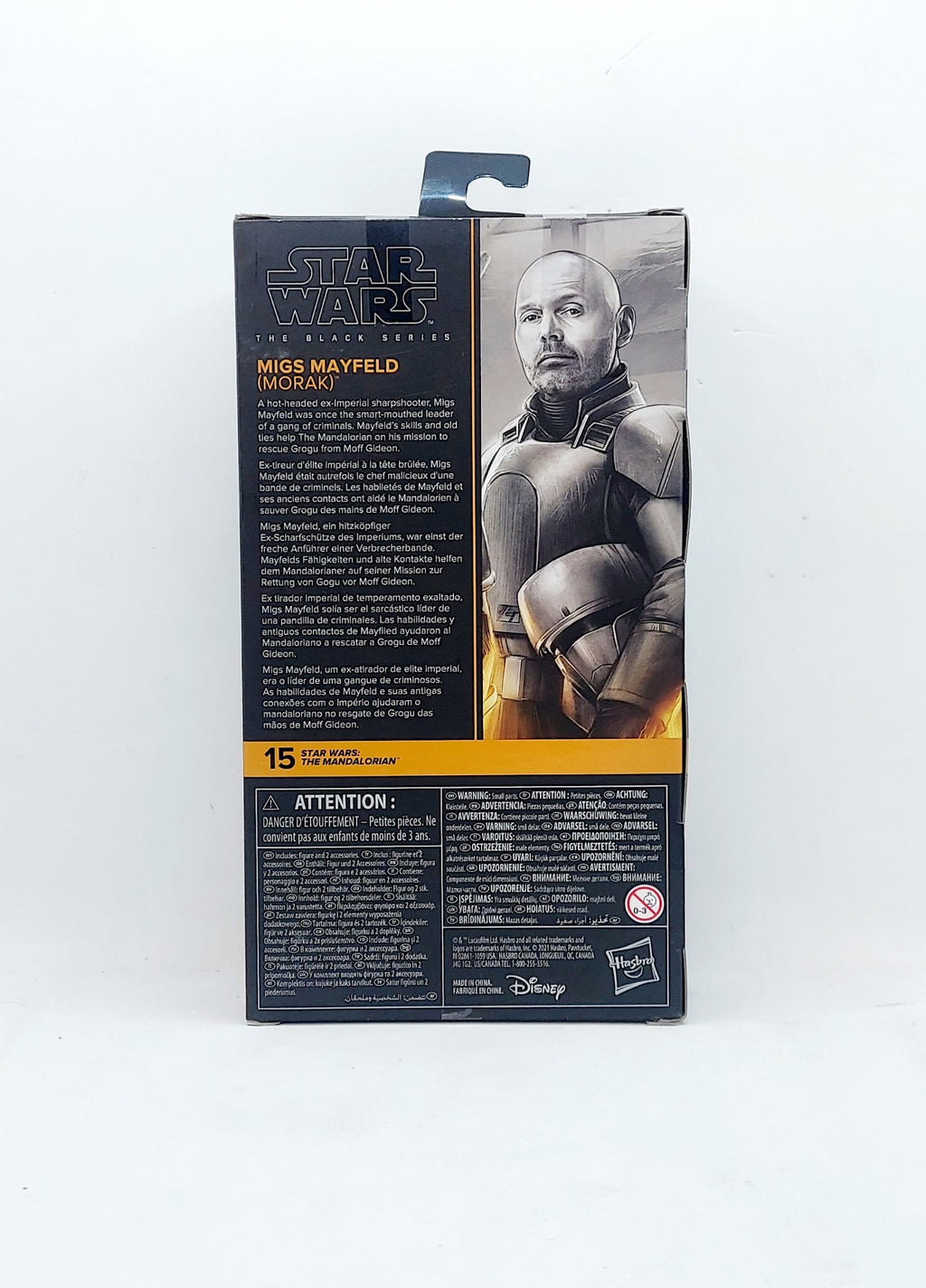 Hasbro Star Wars The Black Series Migs Mayfeld (Morak) 6" Action Figure image 2