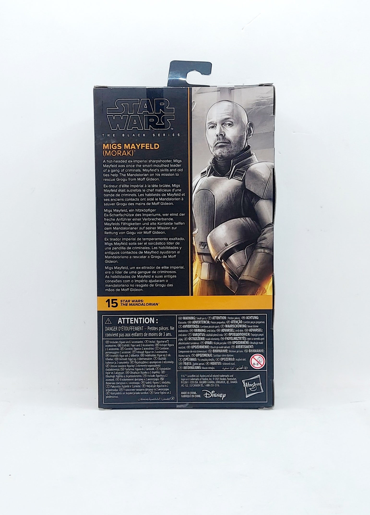 Hasbro Star Wars The Black Series Migs Mayfeld (Morak) 6" Action Figure image 2