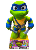 2023 TMNT Teenage Mutant Ninja Turtles Mutant Mayhem Leonardo Plush Toy w/ Sound