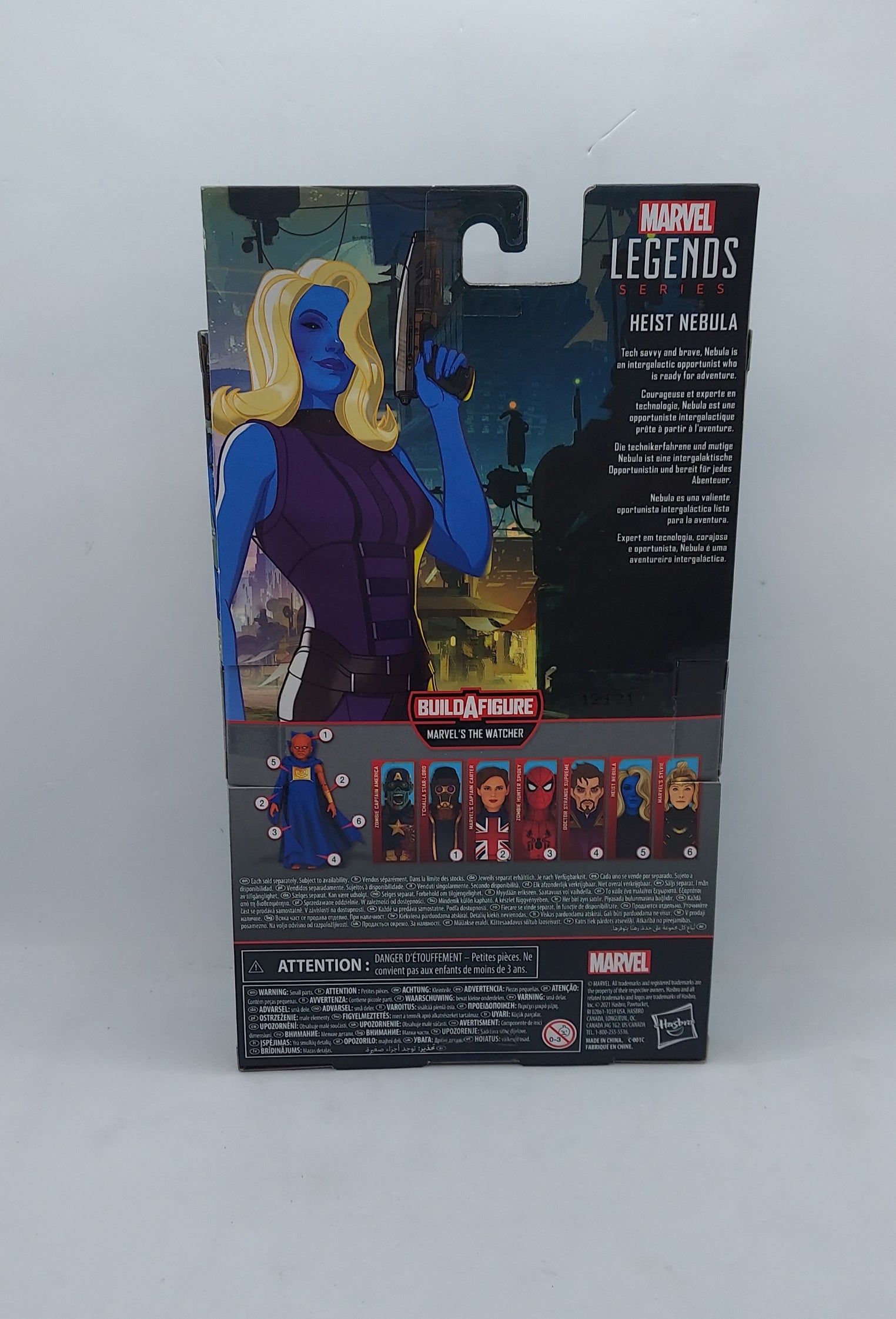 Marvel Legends Heist Nebula Action Figure w/ Watcher BAF Pieces image 2