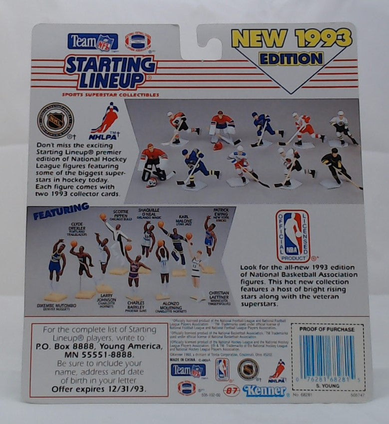 1993 Starting Lineup Steve Young San Francisco 49ers Football Figure image 2