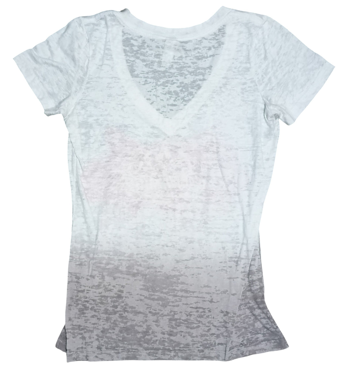 Next Level White Burnout Aerosmith Pink Bleeding Logo V Neck Womens M T-Shirt image 2