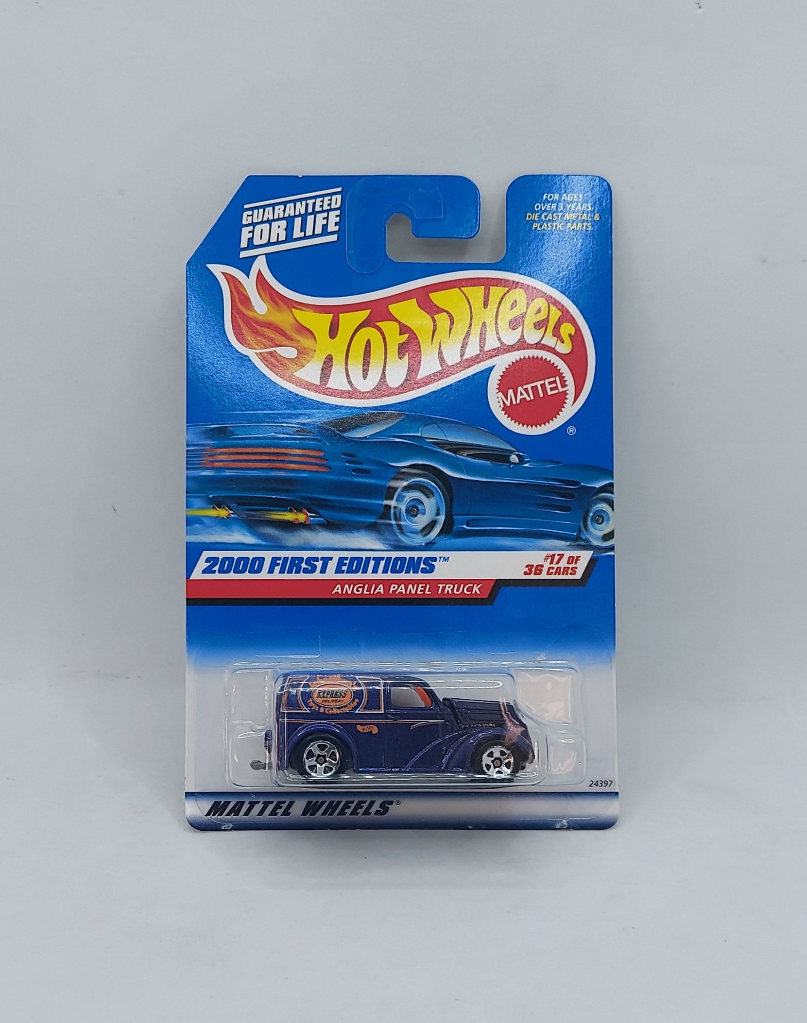 1999 Hot Wheels 2000 First Editions Anglia Panel Truck #077 17/36