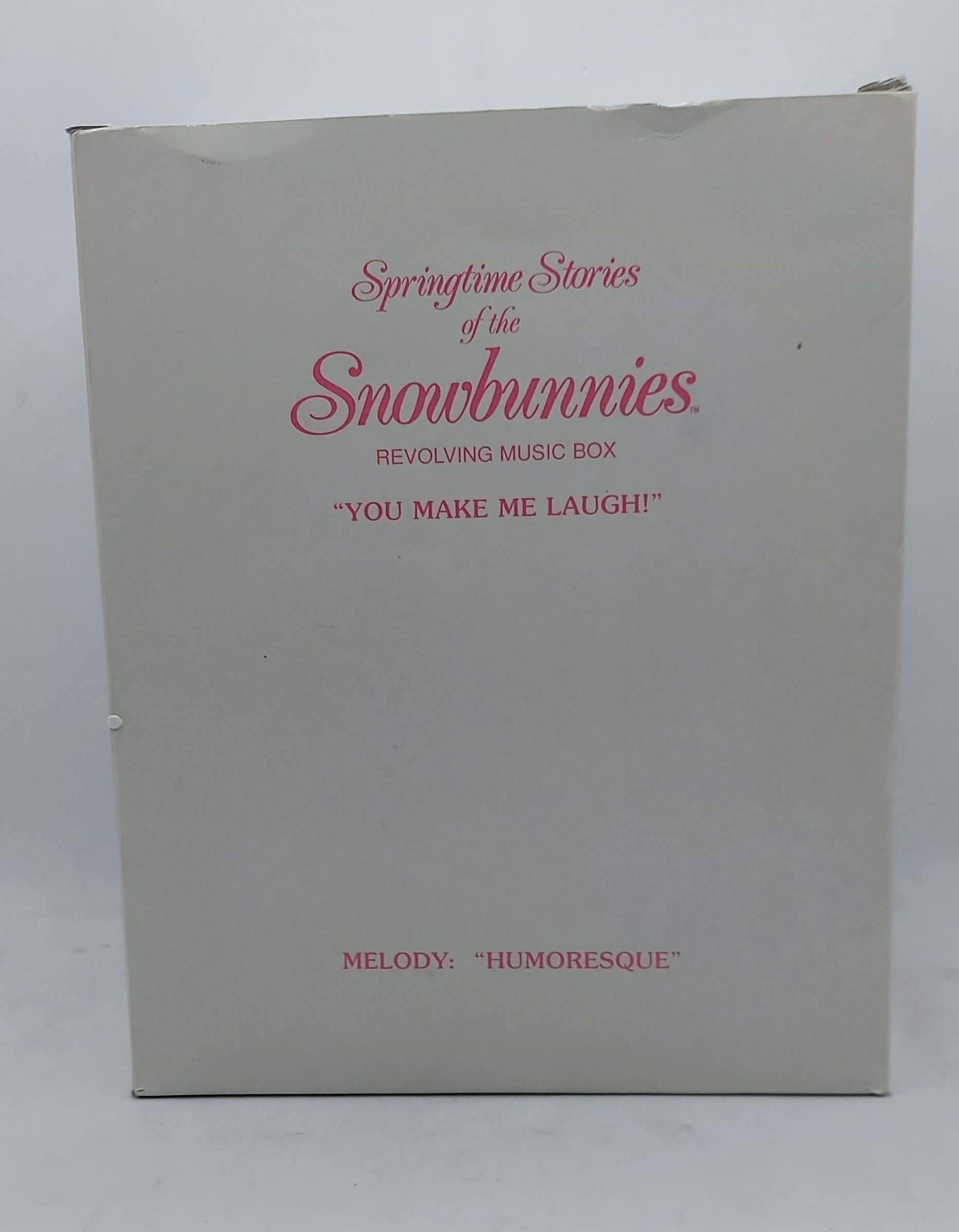 Department 56 Snowbunnies You Make Me Laugh Revolving Music Box