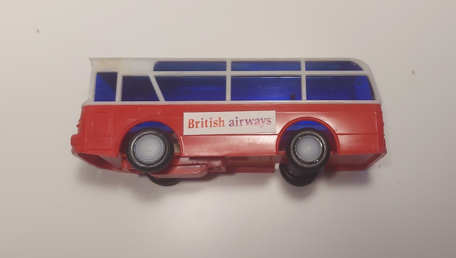 British Airways Friction Plastic Bus - Made In Hong Kong image 2