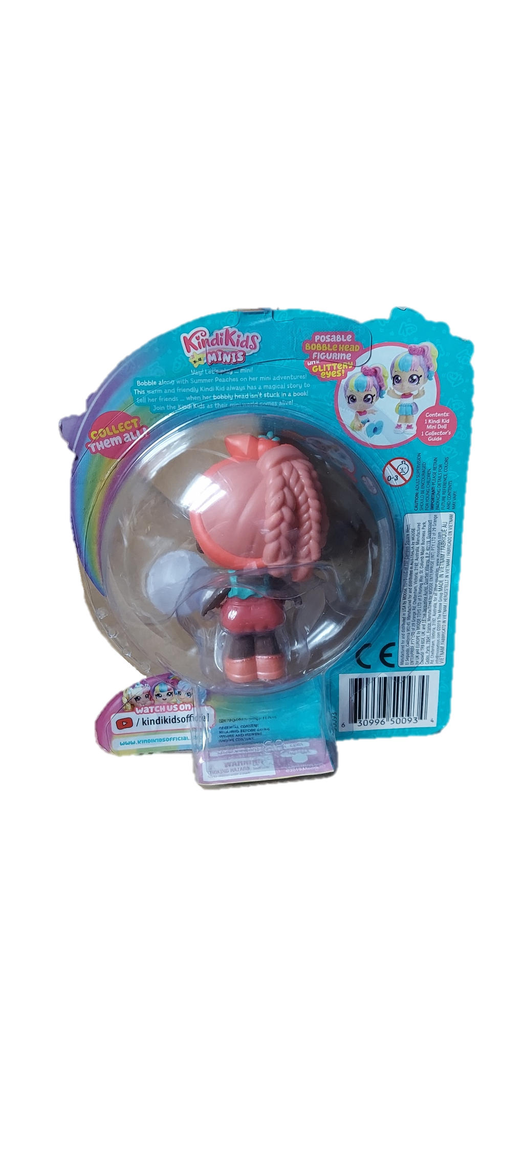 Kindi Kids Minis - Summer Peaches - Posable Bobble Head Figure image 2