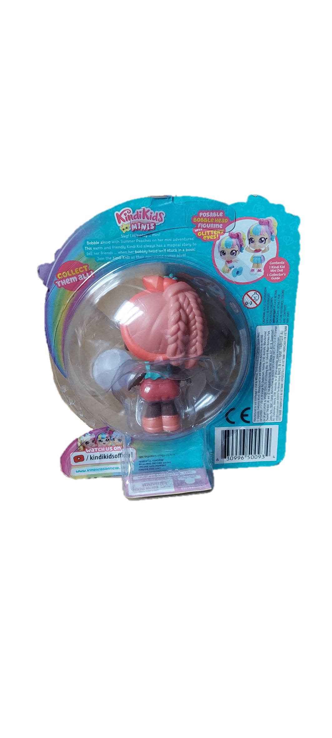 Kindi Kids Minis - Summer Peaches - Posable Bobble Head Figure image 2