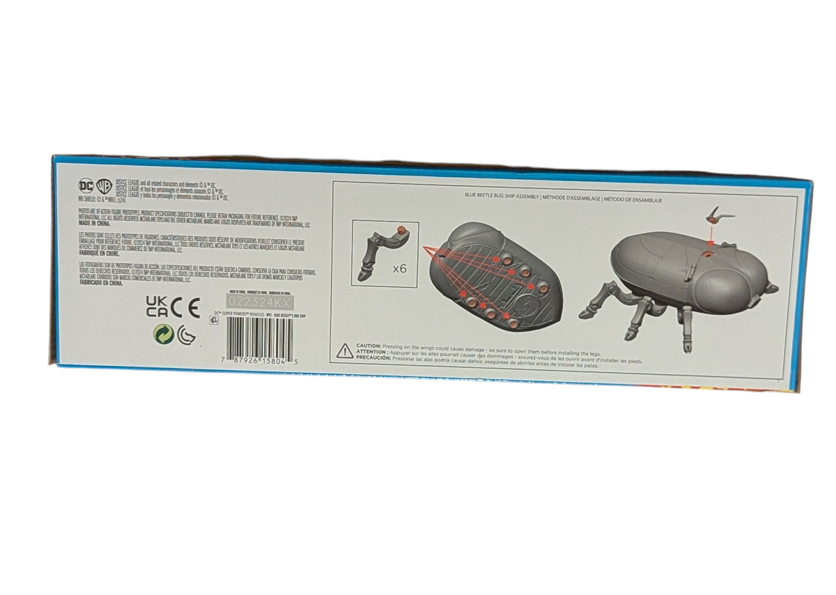 McFarlane DC Super Powers The Bug Blue Beetle's Aerial Mobile Headquarters Ship image 3