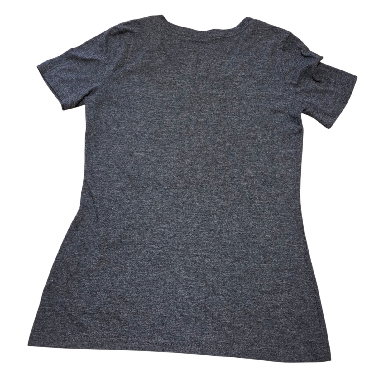 Dallas Cowboys Authentic Gray V-Neck Logo Star Football Womens Medium T-Shirt image 2