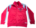 Stitches Chicago Bulls Red/White Flashback Track Jacket Zip Up Size Small