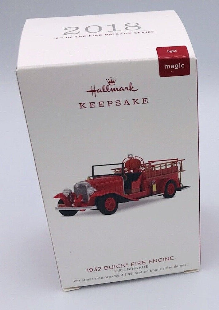 2018 Hallmark Keepsake 1932 Buick Fire Engine Ornament