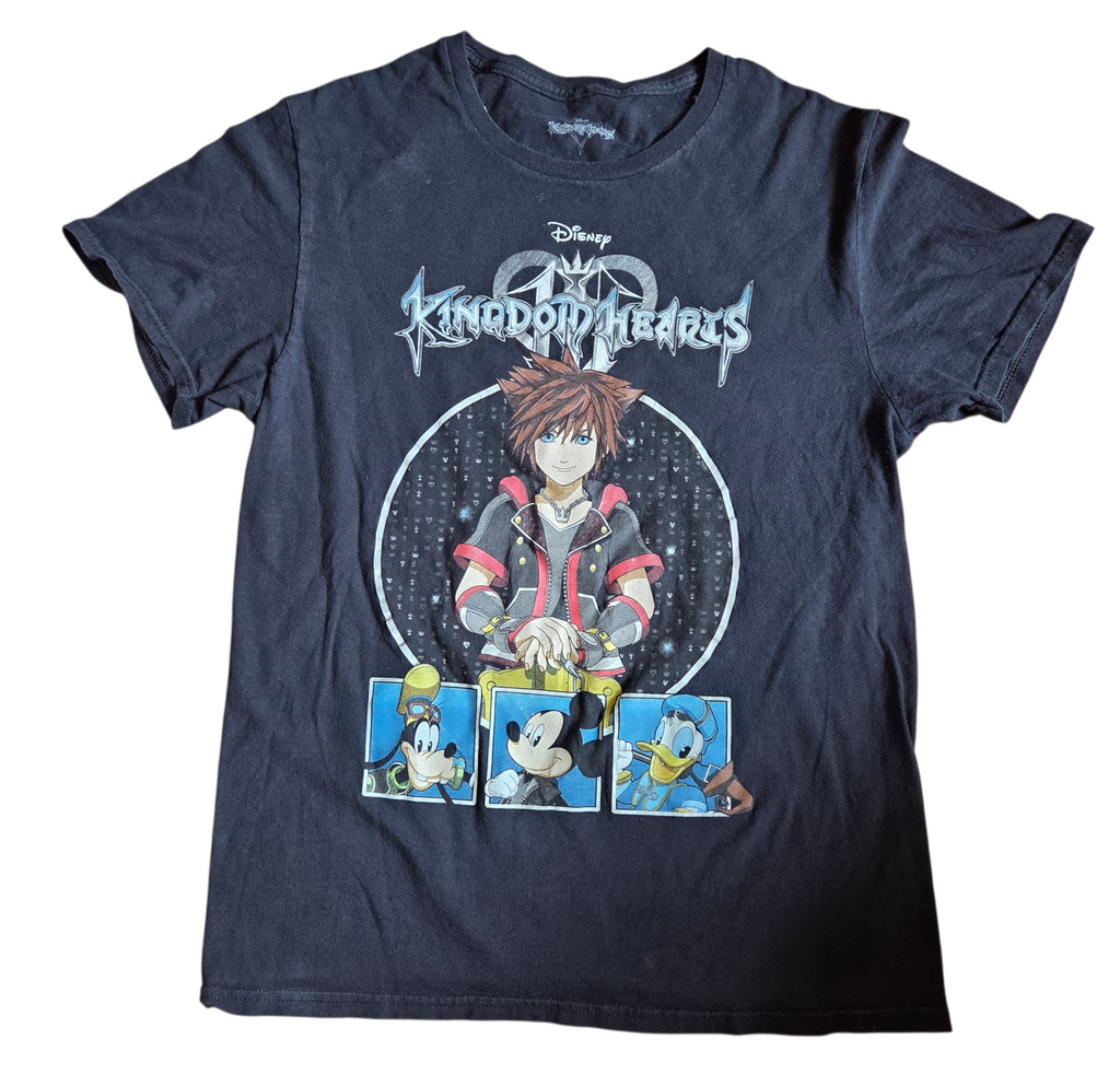 Disney Kingdom Hearts III Sora, Mickey Mouse, Goofy, Donald Shirt Medium
