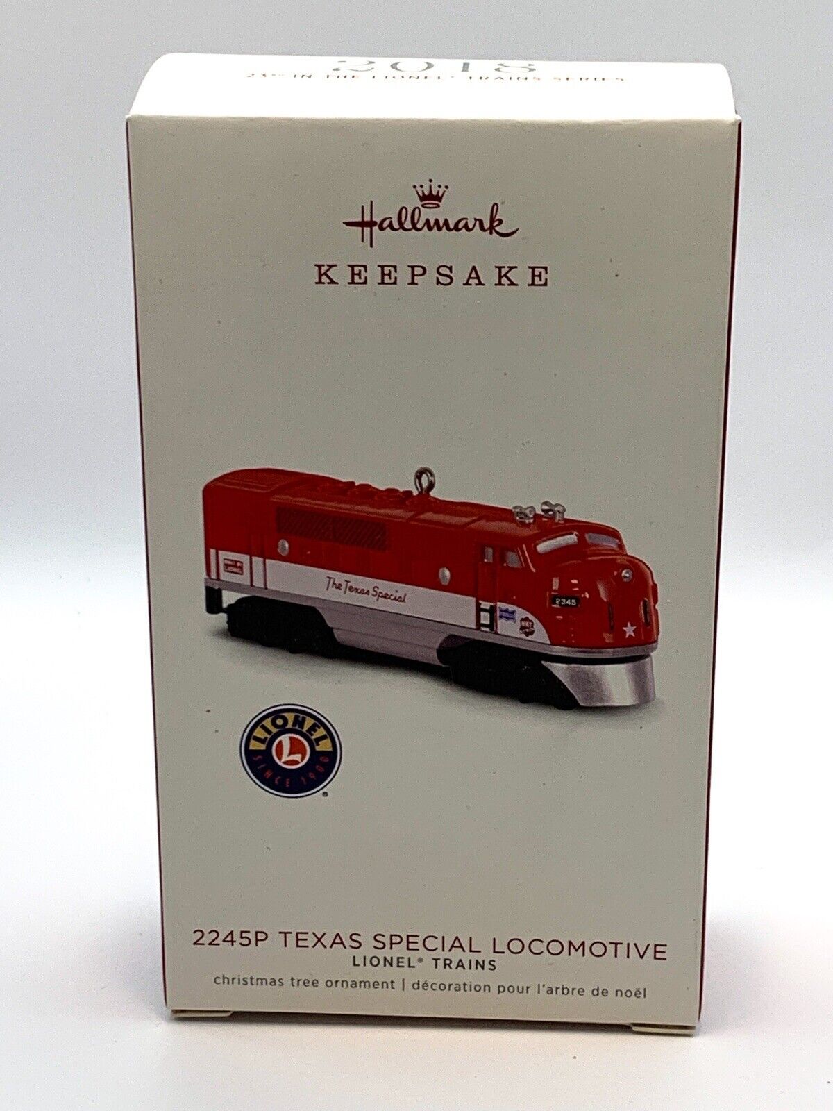 2018 Hallmark Keepsake 2245p Texas Special Locomotive Ornament